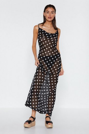 Black Polka Dot Dress