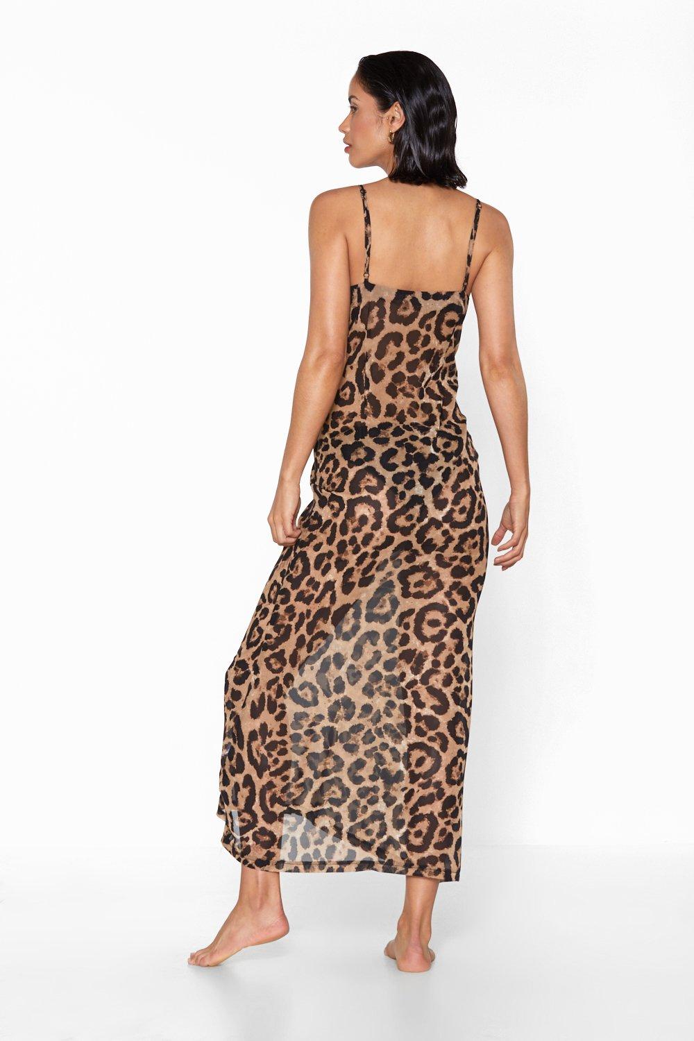 leopard day dress
