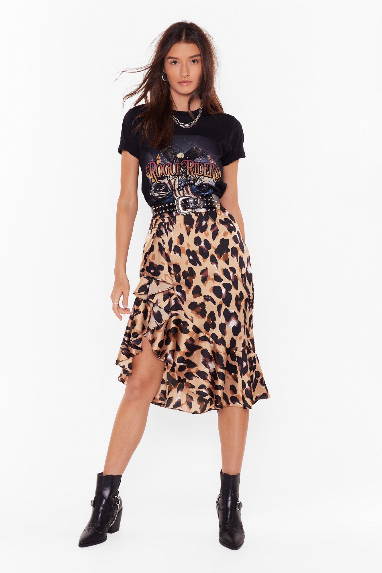 nasty gal leopard print dress