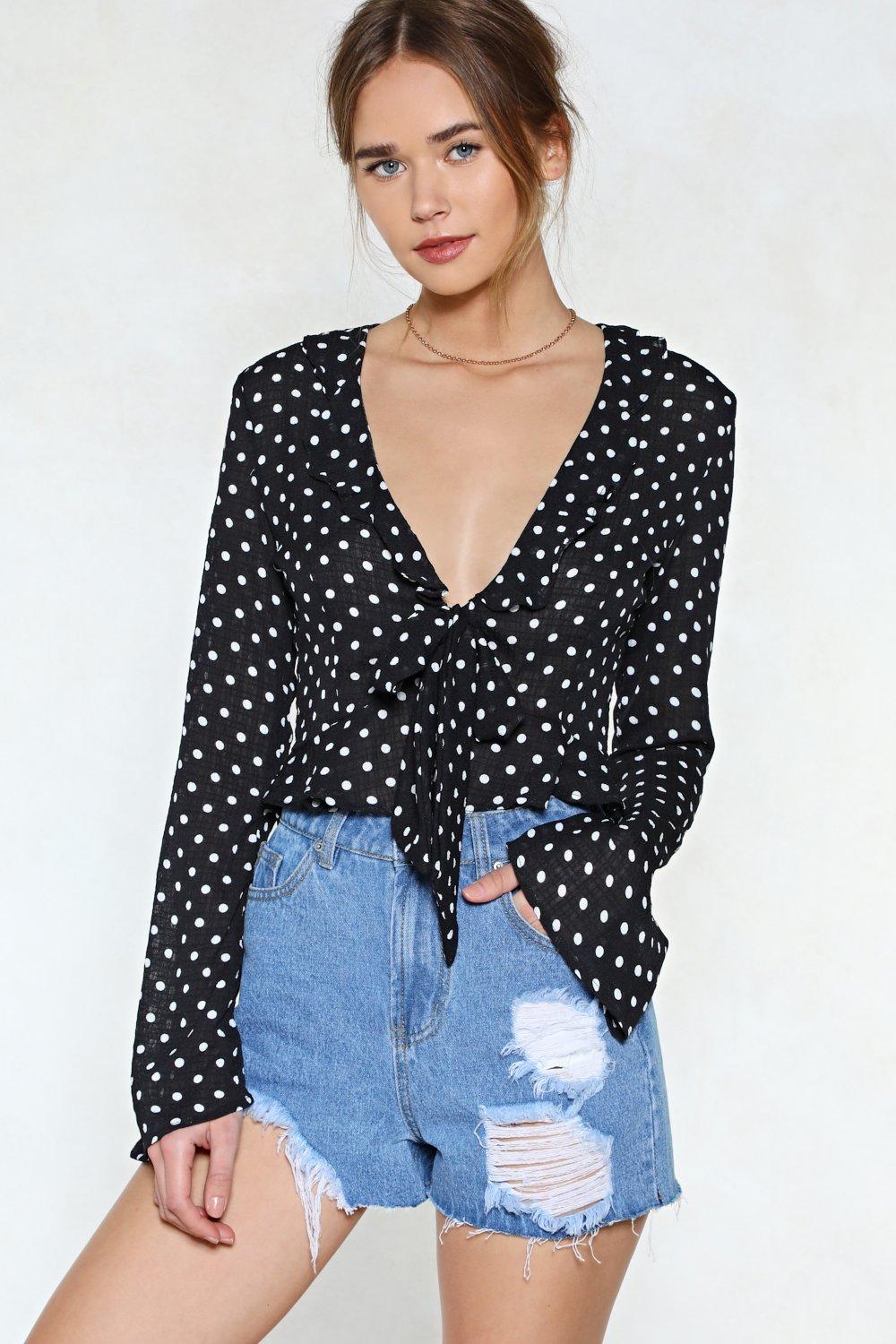 nasty gal polka dot