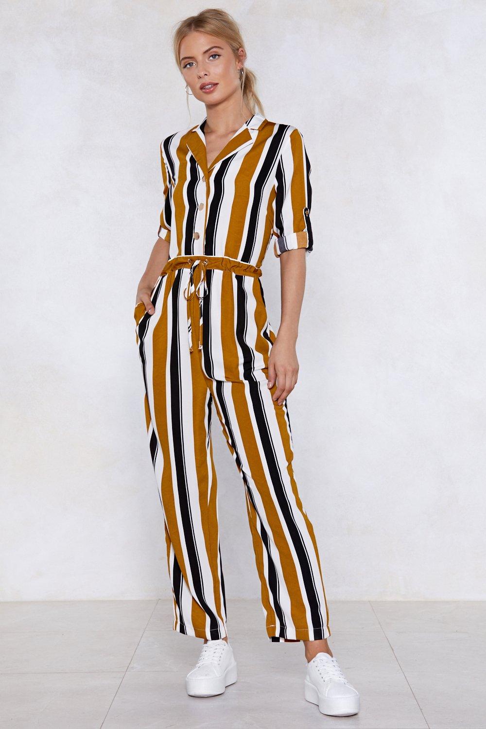 a line jumpsuit
