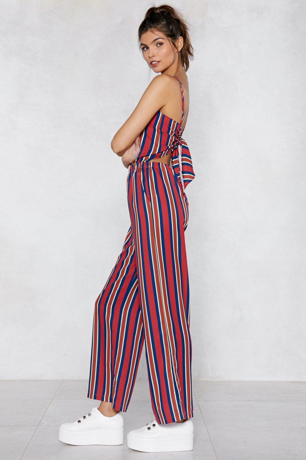 striped jumpsuit australia