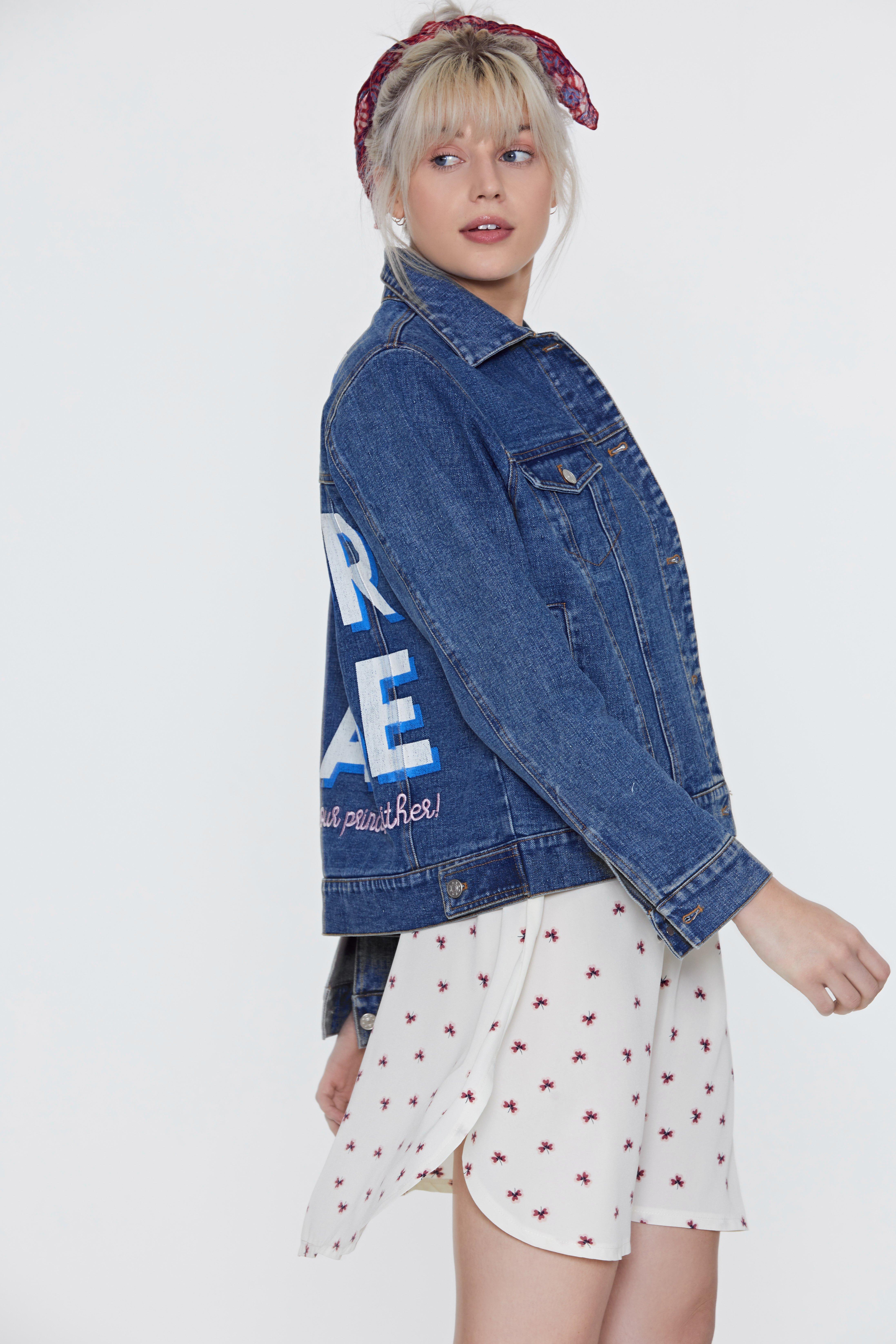 nasty gal denim jacket