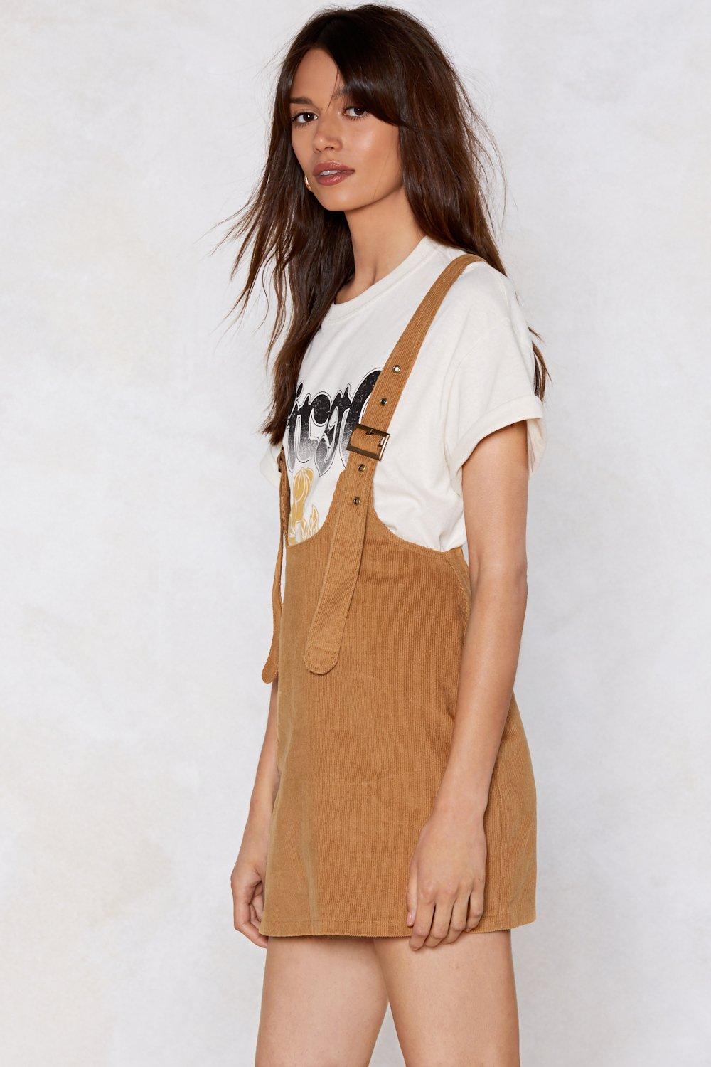 nasty gal pinafore dress