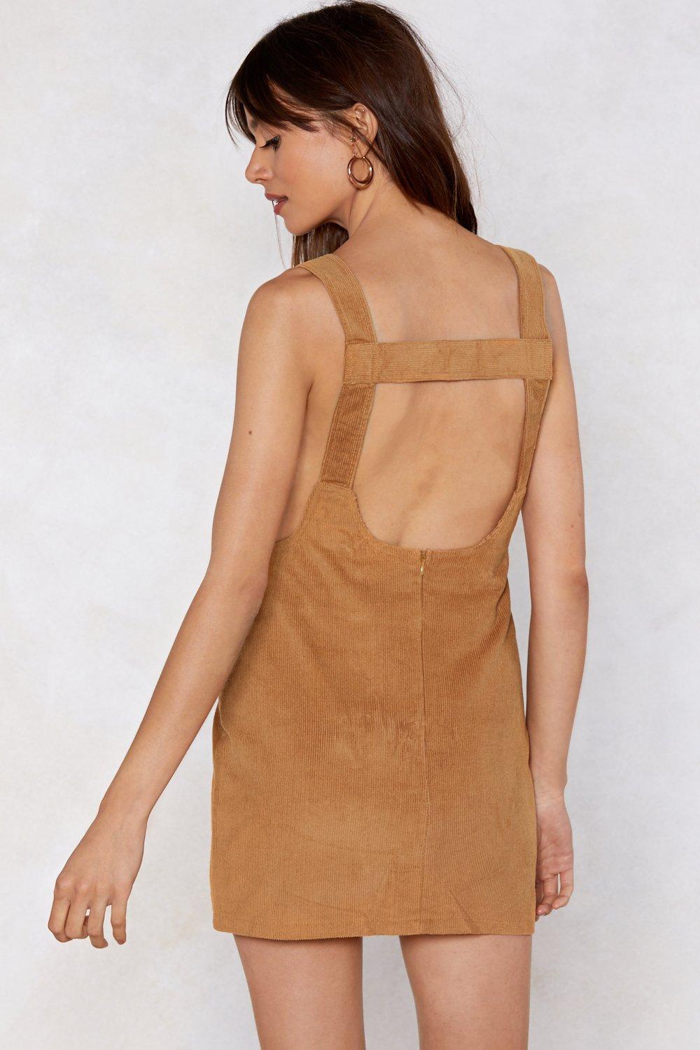 nasty gal pinafore dress