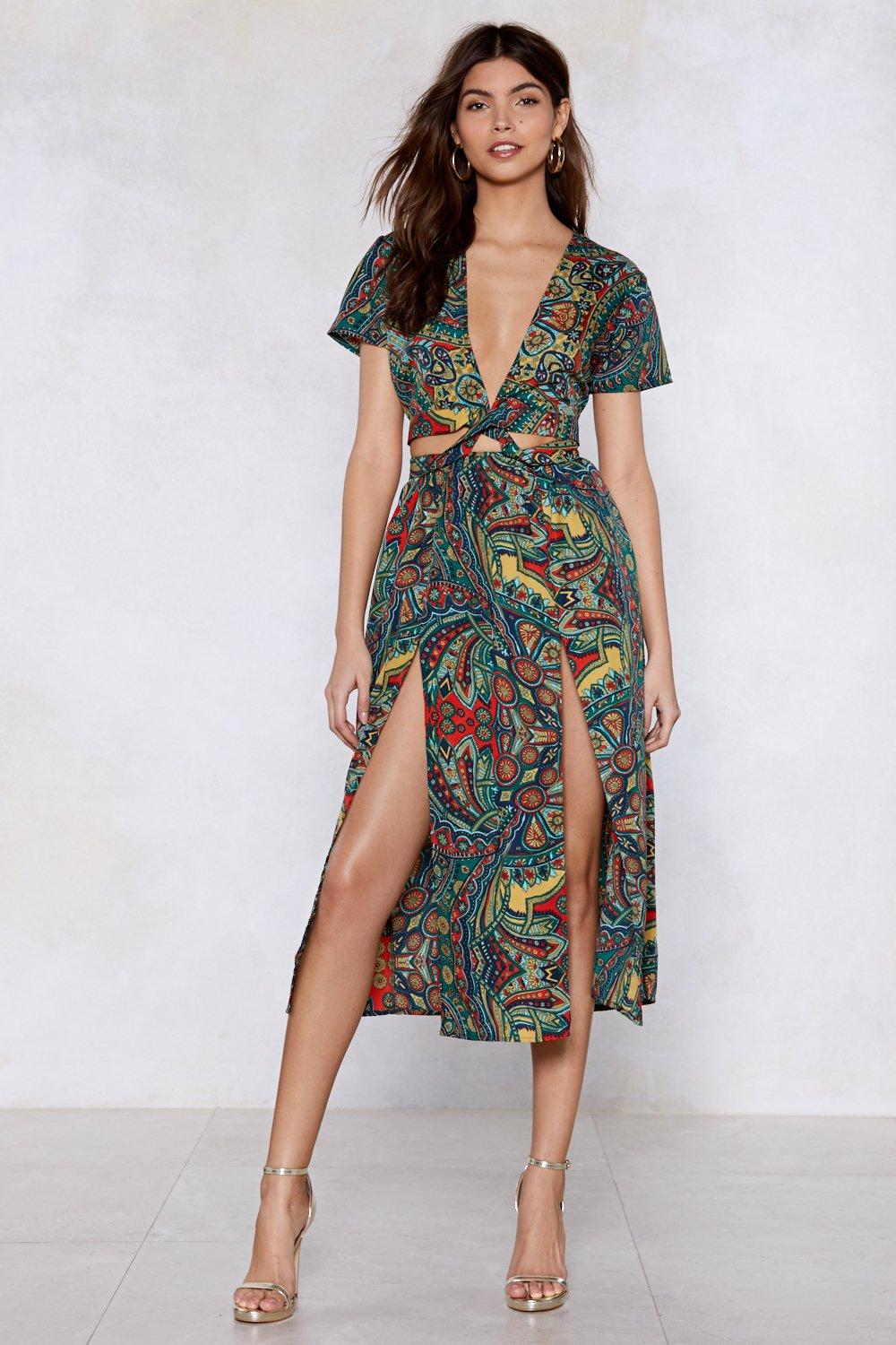 paisley dress