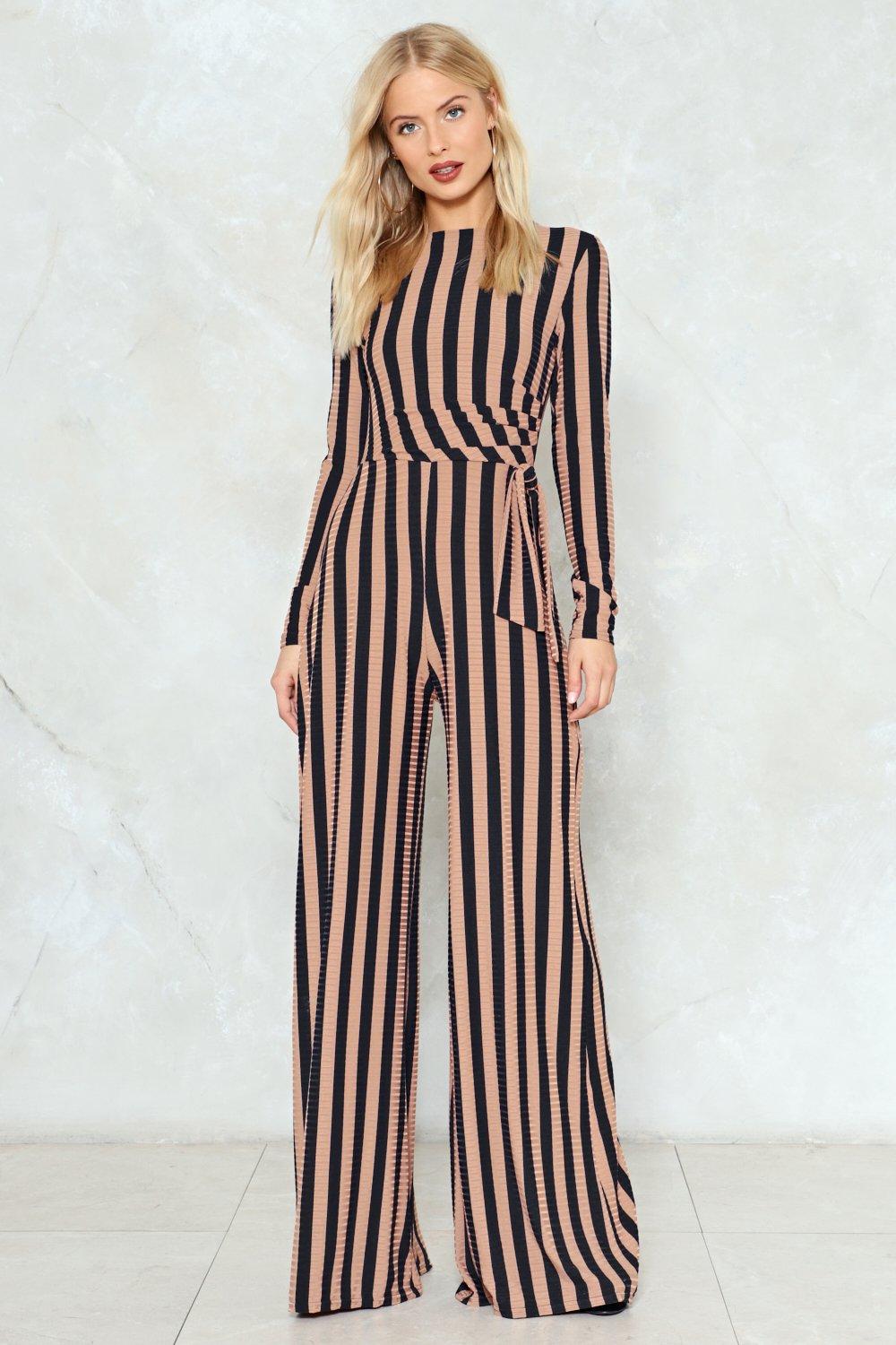 Stripe You Are Ribbed Jumpsuit | Shop Clothes at Nasty Gal!