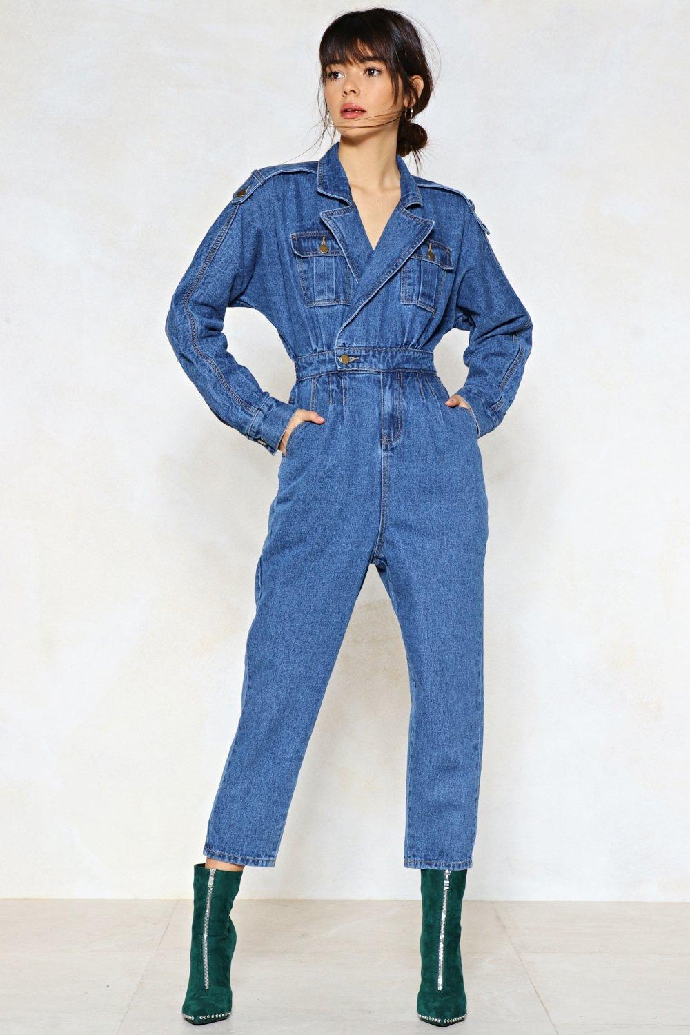 denim jumpsuit baby