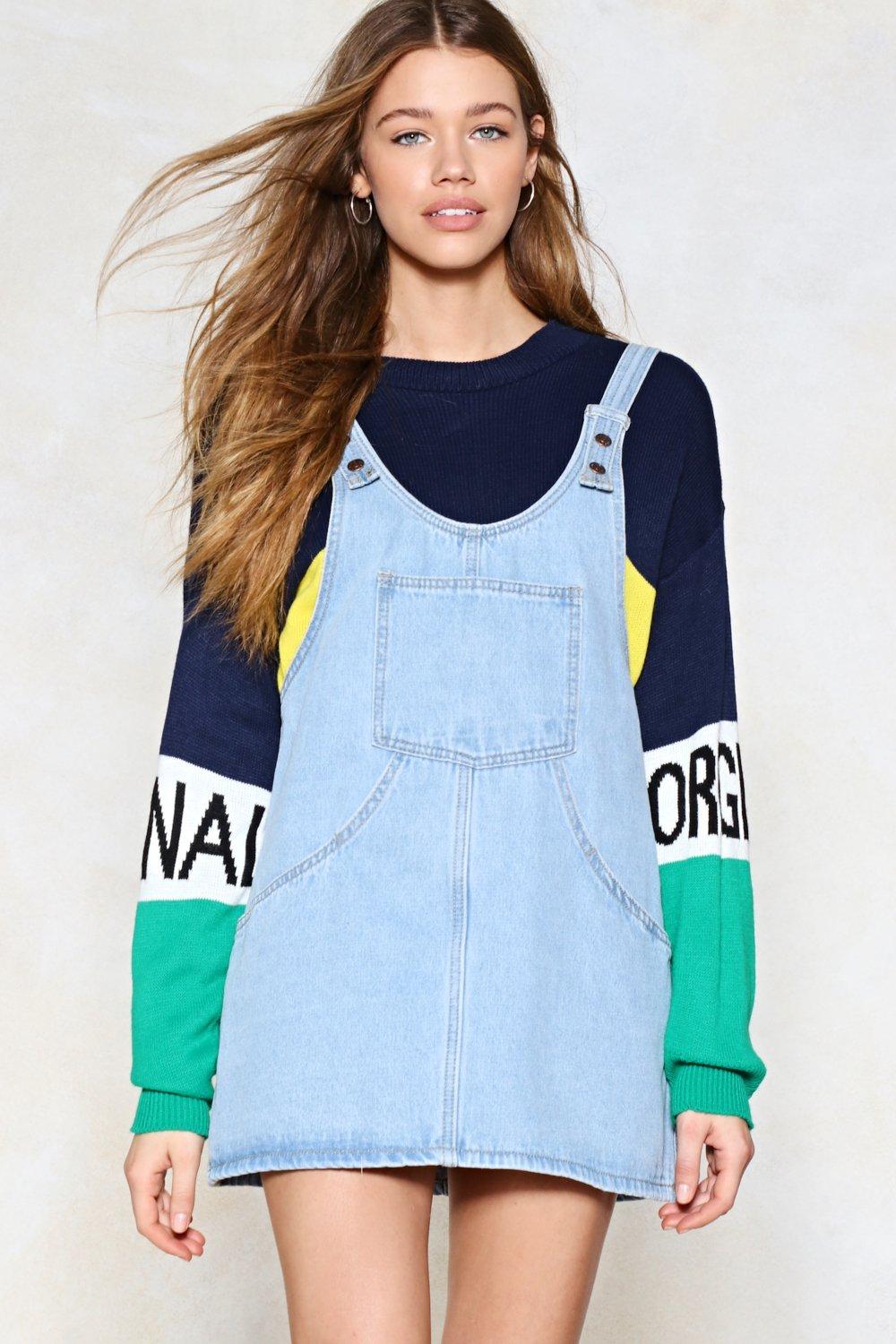 nasty gal denim dress