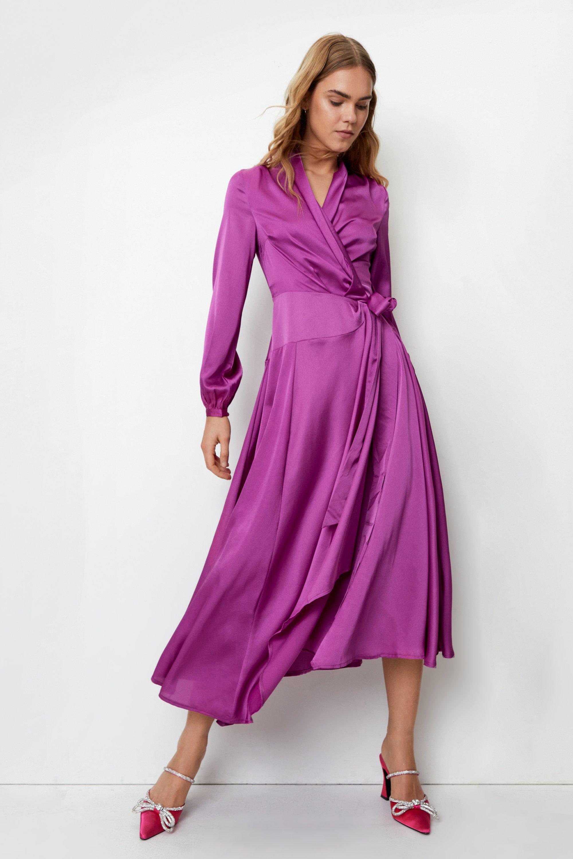 steal the spotlight satin dress