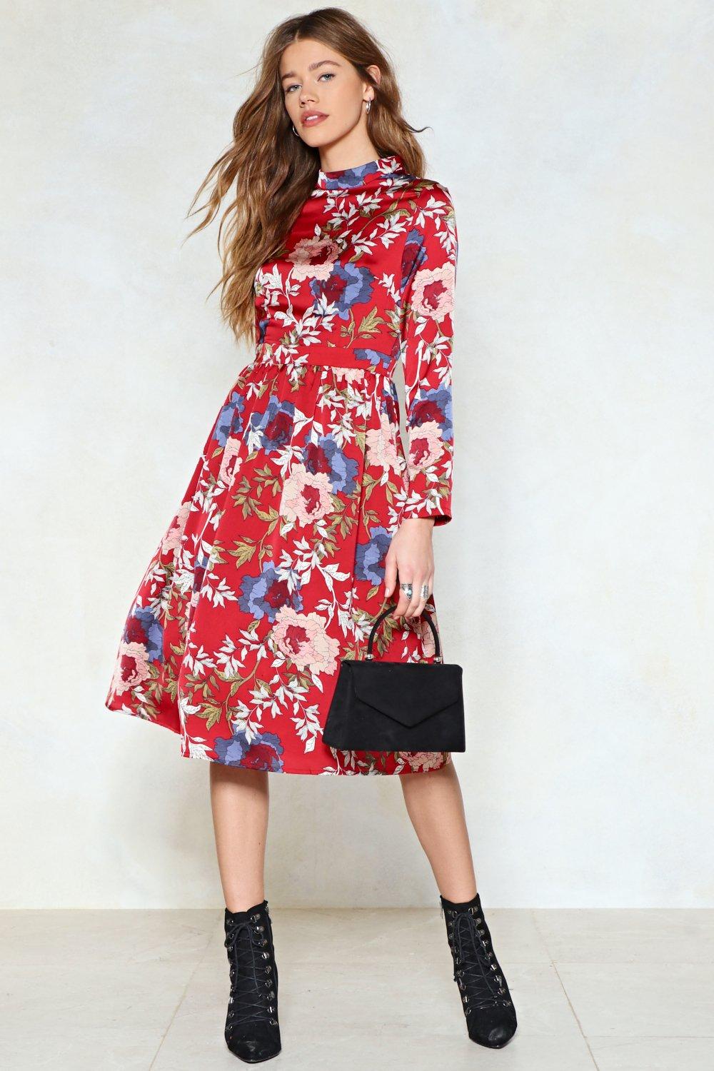 Garden Party Floral Dress | Nasty Gal