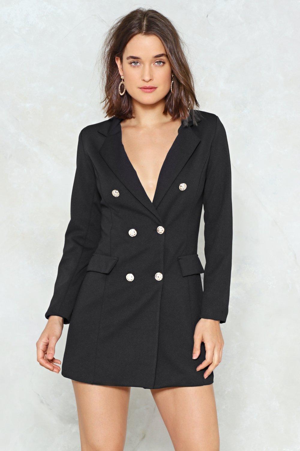 blazer dress nasty gal