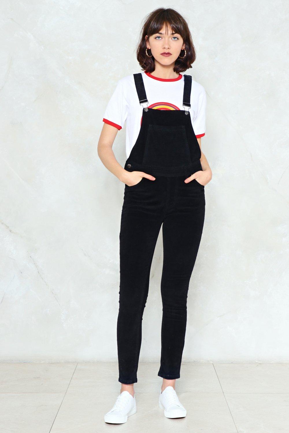 all black overalls