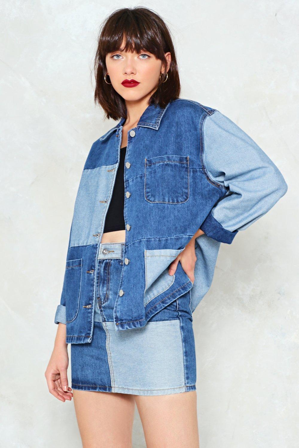 nasty gal denim jacket