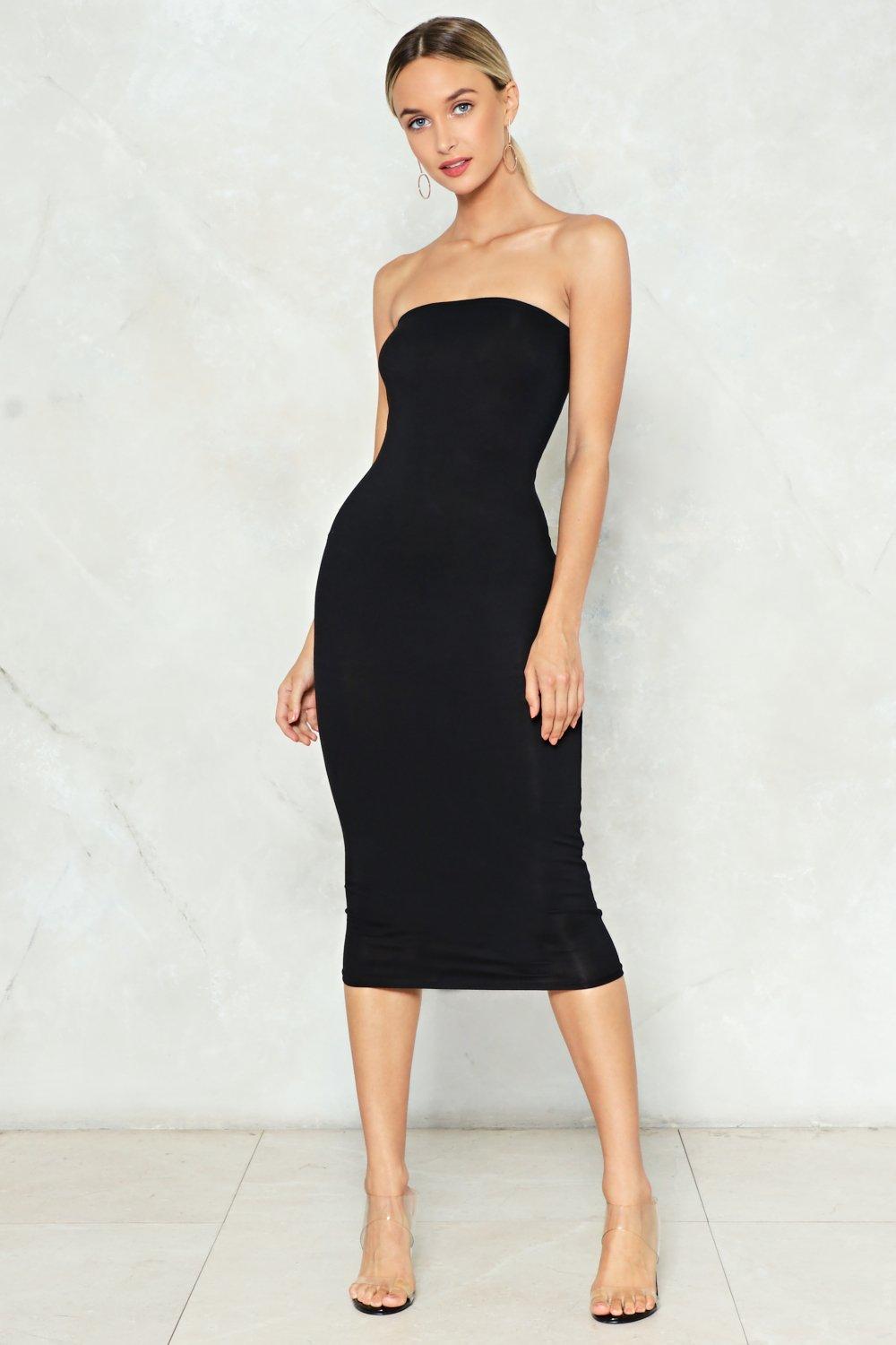 alaia black dress