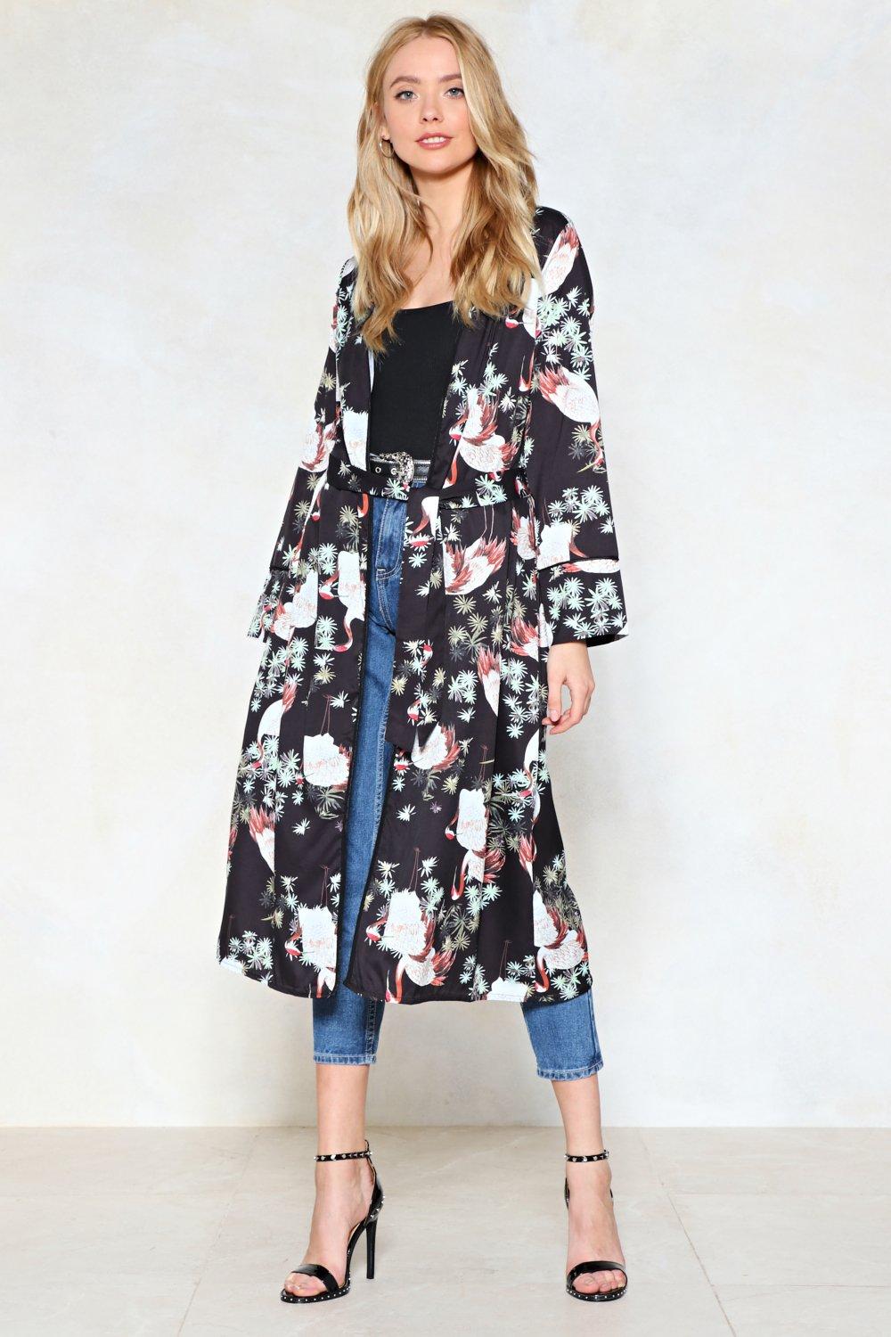 floral maxi kimono