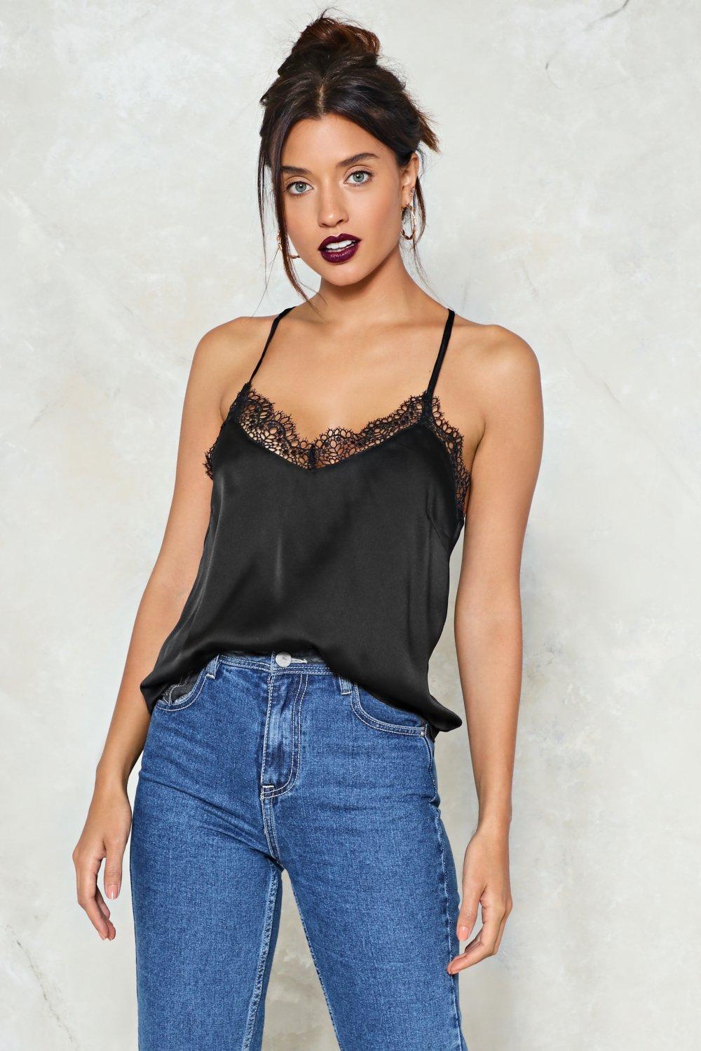 satin camisole tops