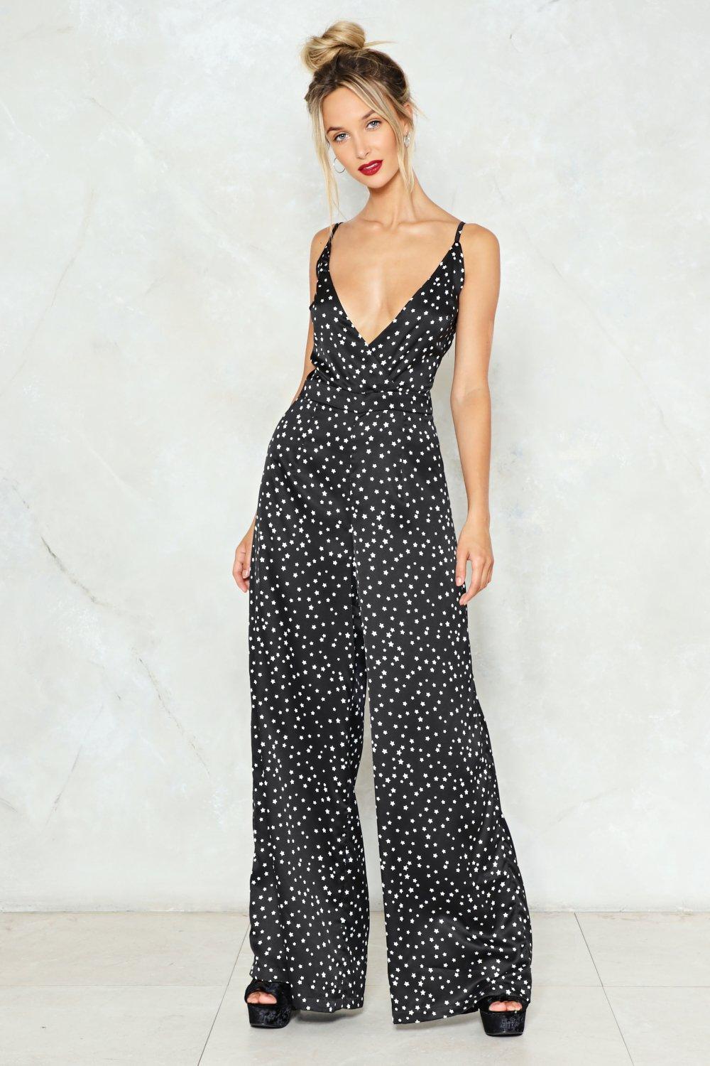 nasty gal black jumpsuit