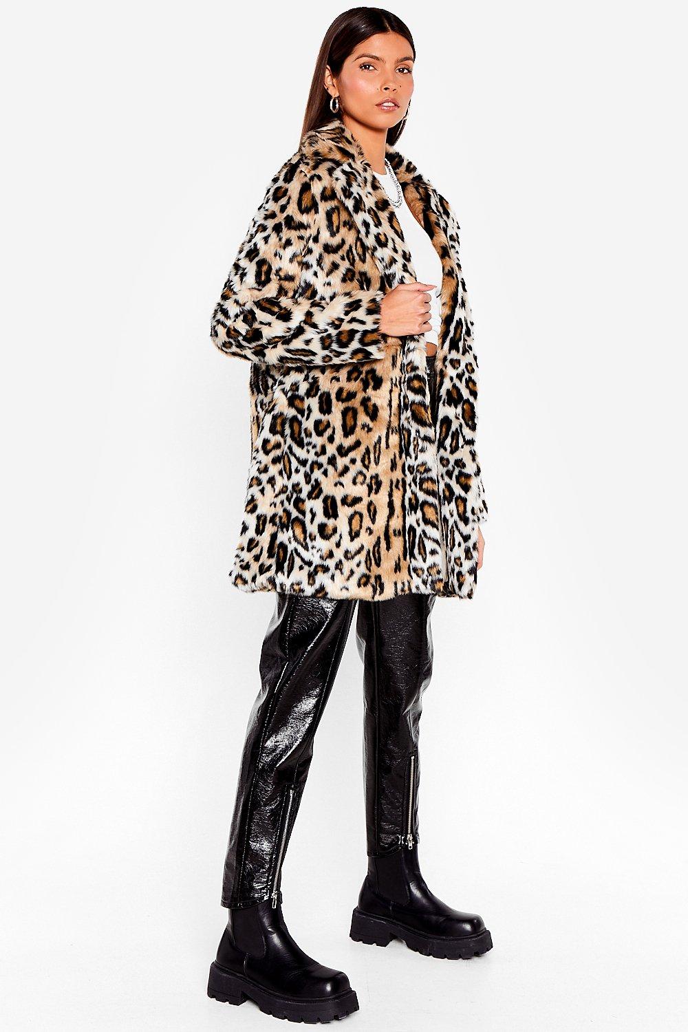 cheap leopard coat