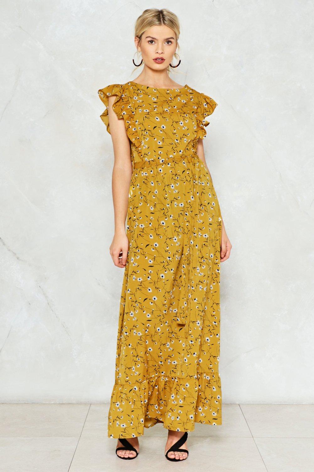 Ruffle Flower Dress