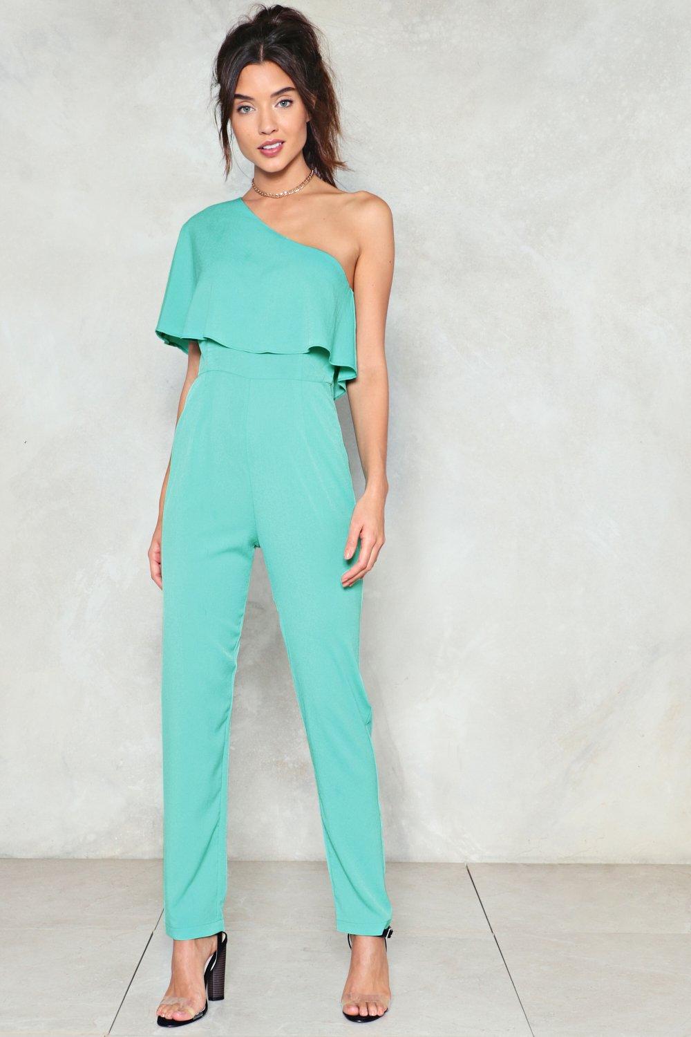 jumpsuit turquoise