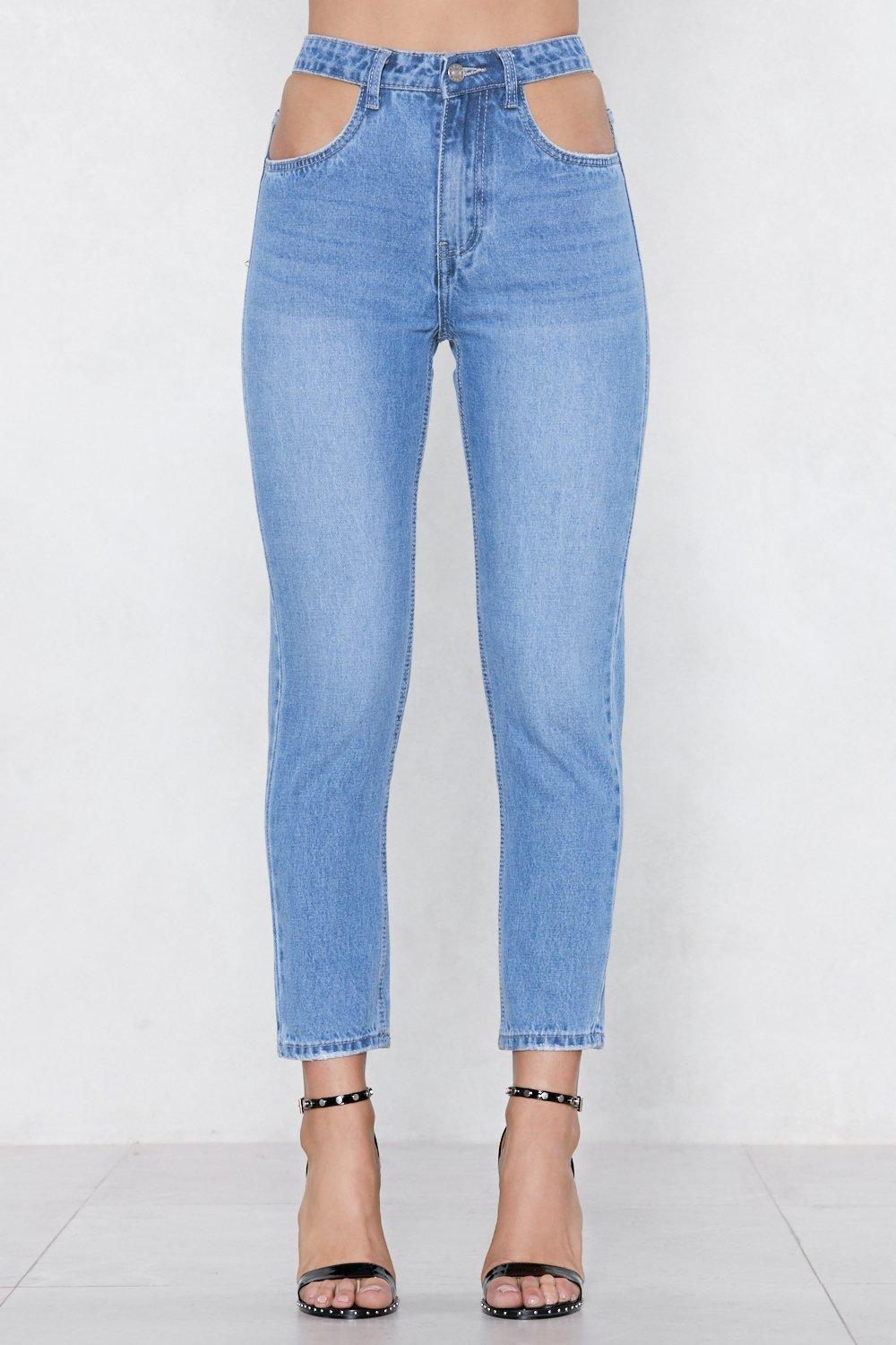 Out Of Pocket High Waisted Jeans Nasty Gal