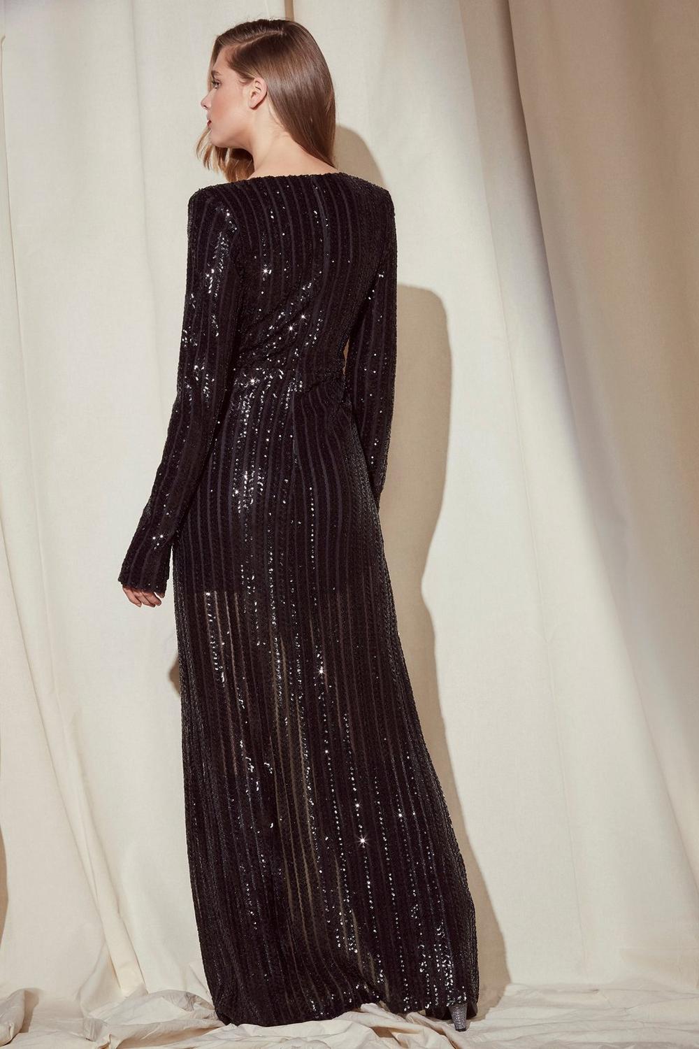Sequin Maxi Dress