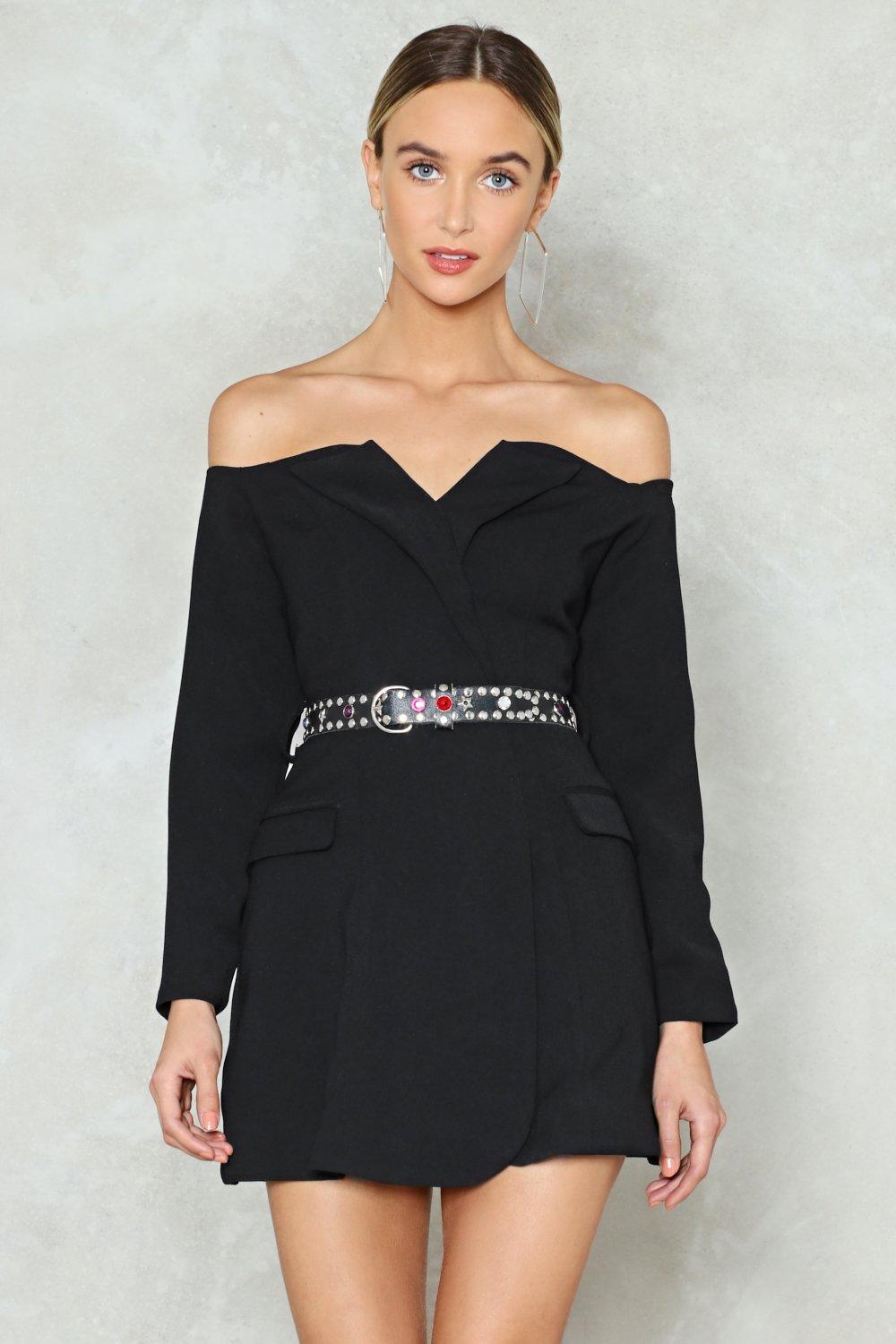 blazer cocktail dress