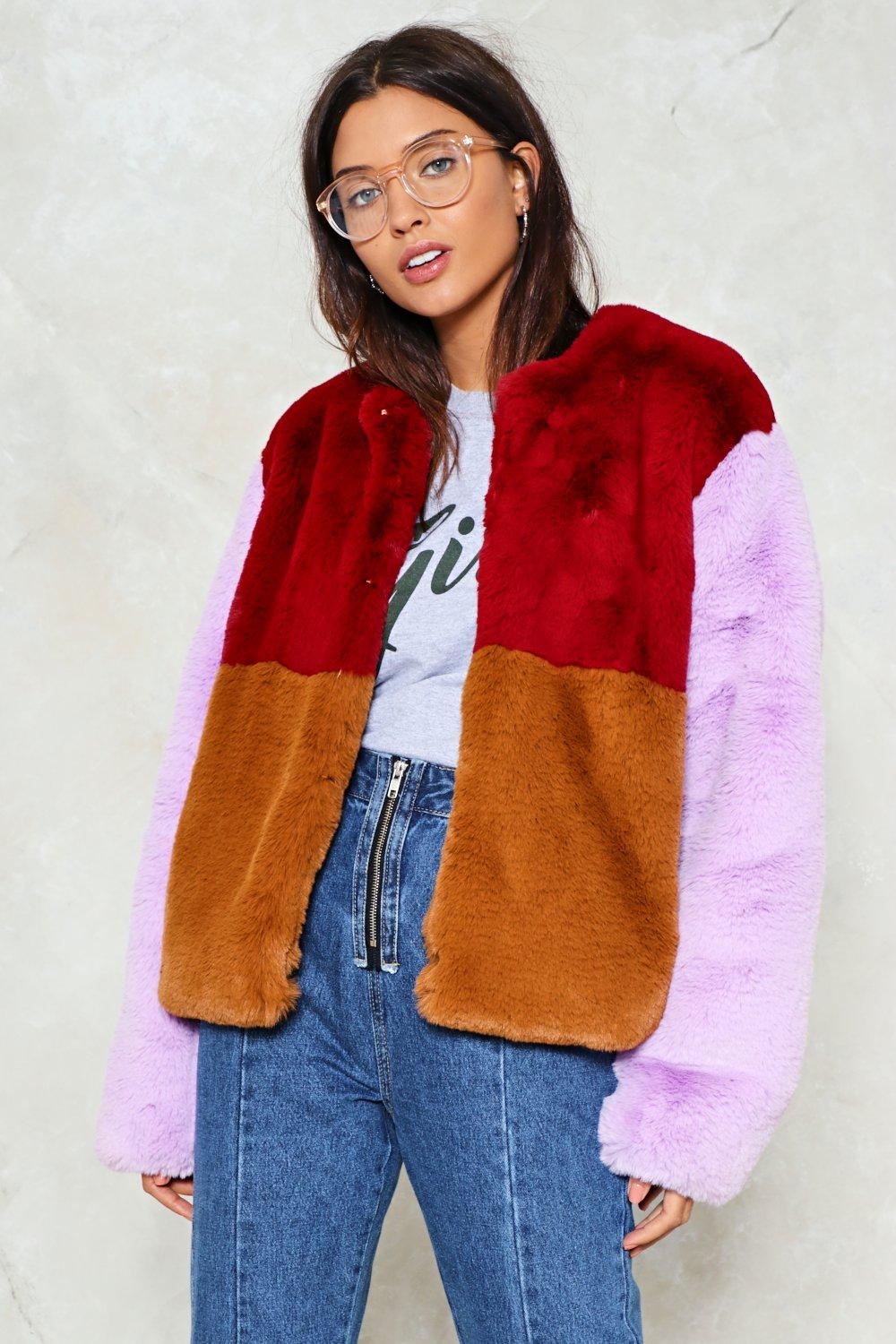 soft faux fur coat