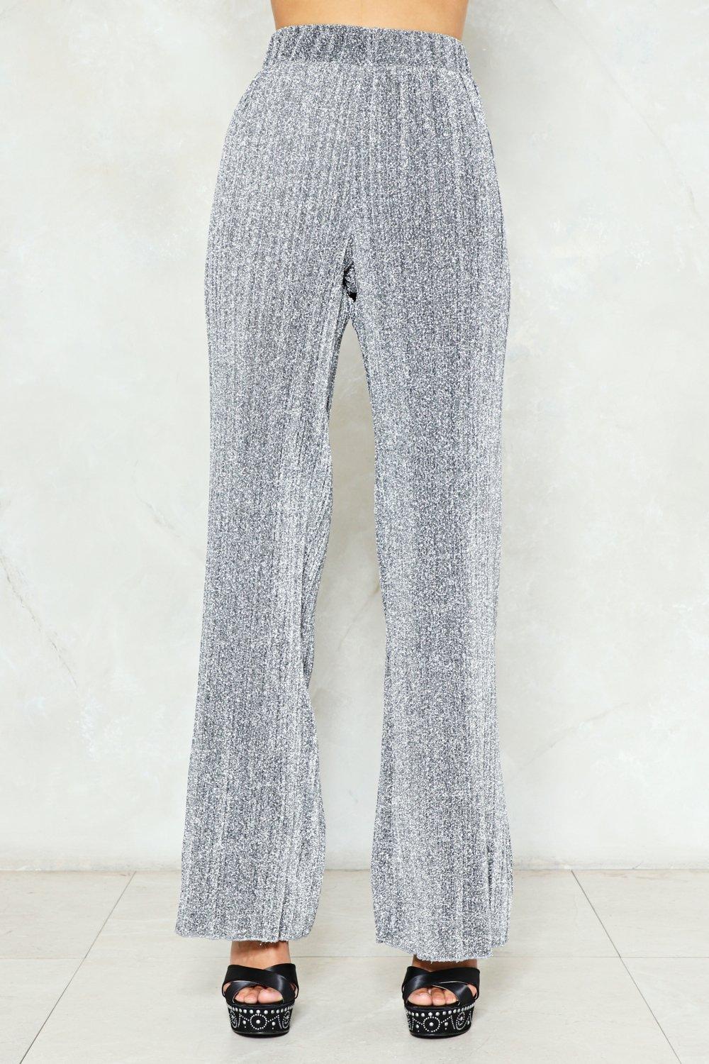 I M In The Mood For Dancing Glitter Pants Nasty Gal