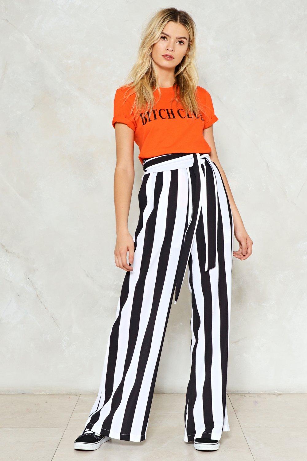 guess striped pants