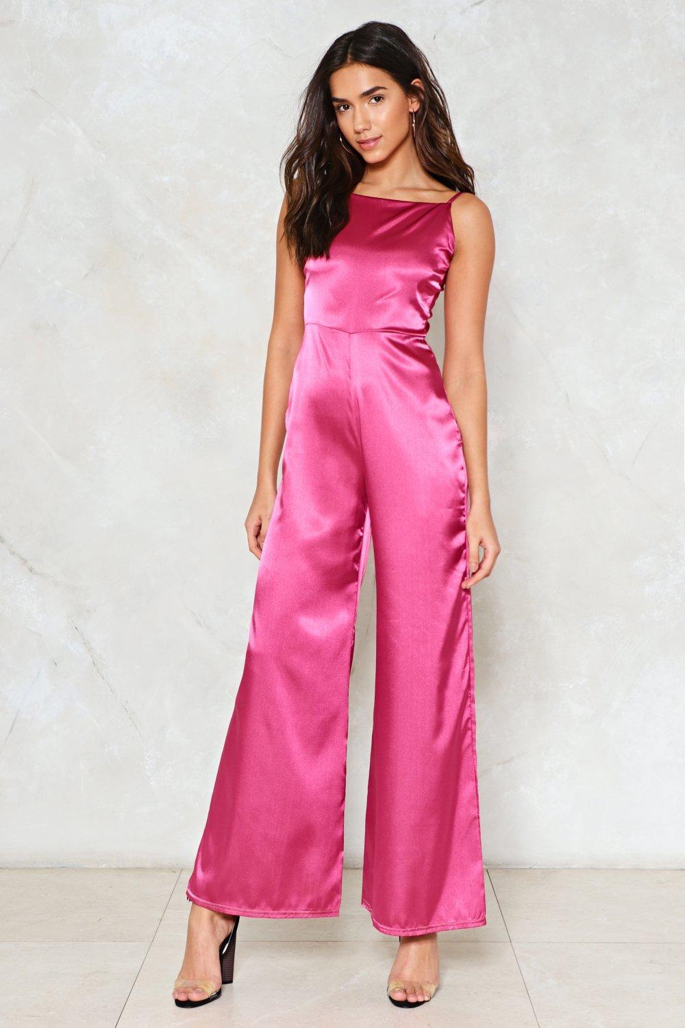 nasty gal pink jumpsuit