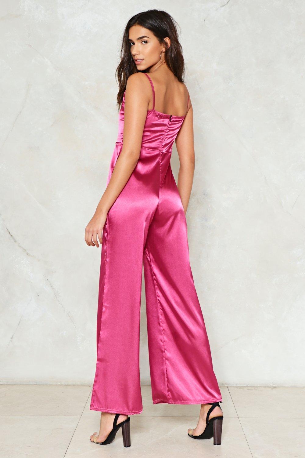 nasty gal pink jumpsuit