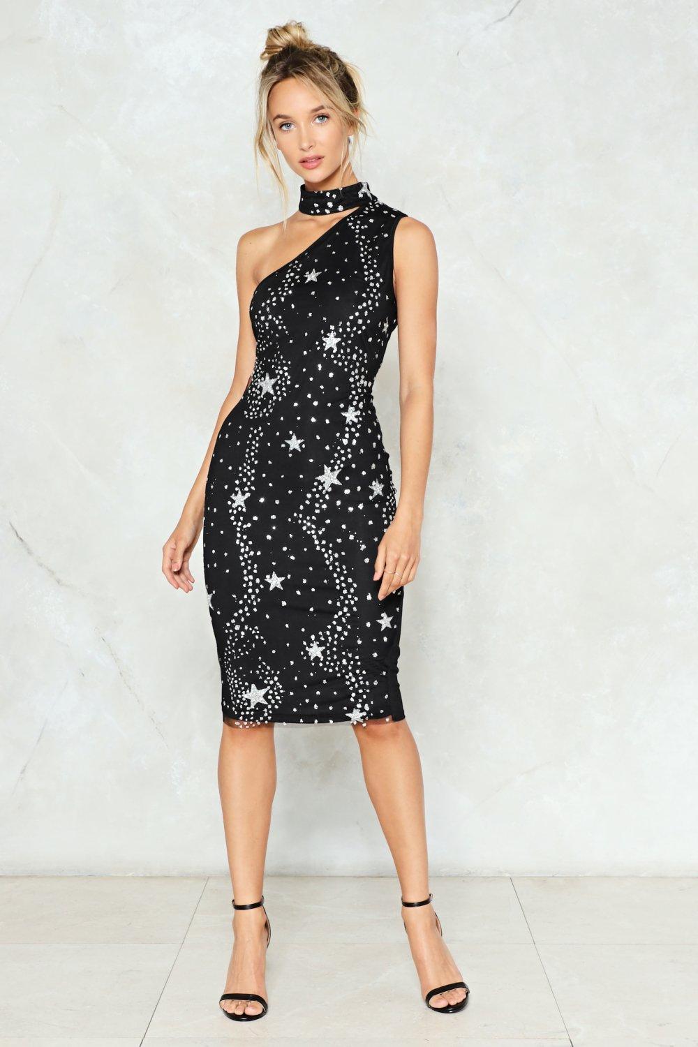 star glitter dress