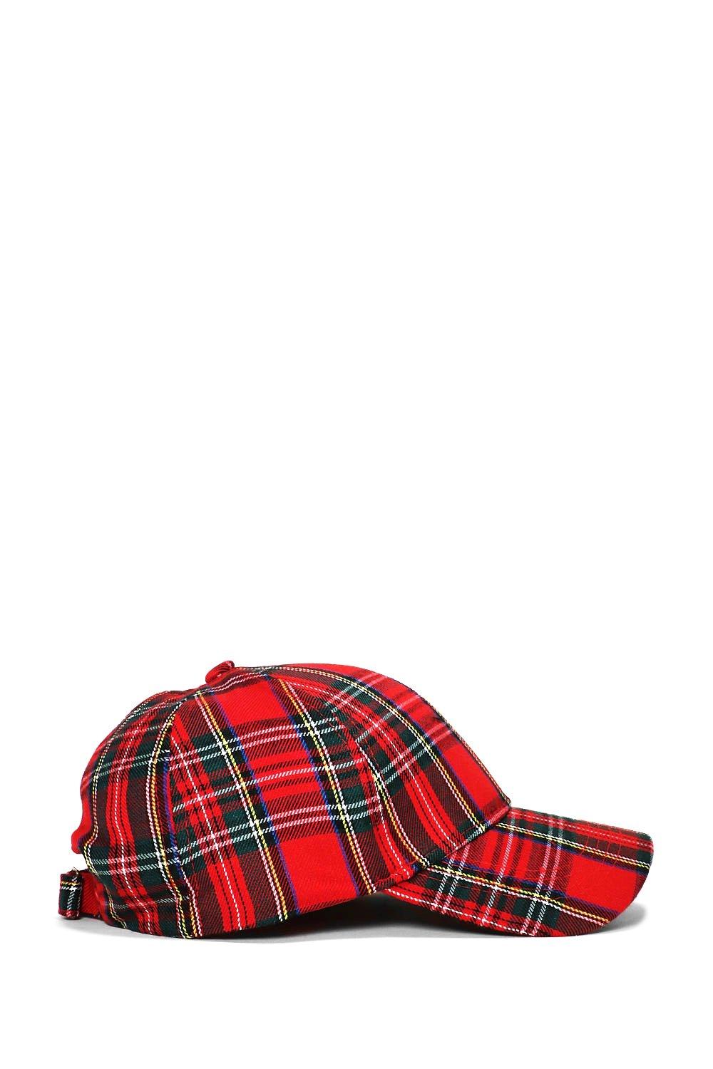 tartan baseball hat