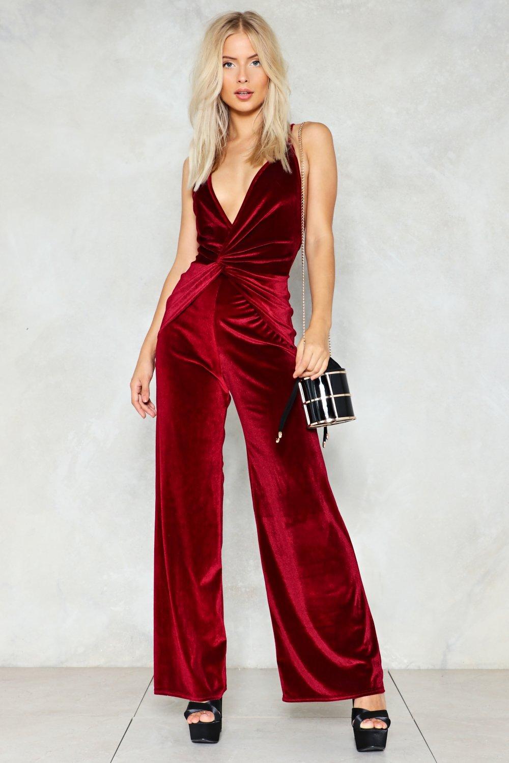 ralph lauren velvet jumpsuit