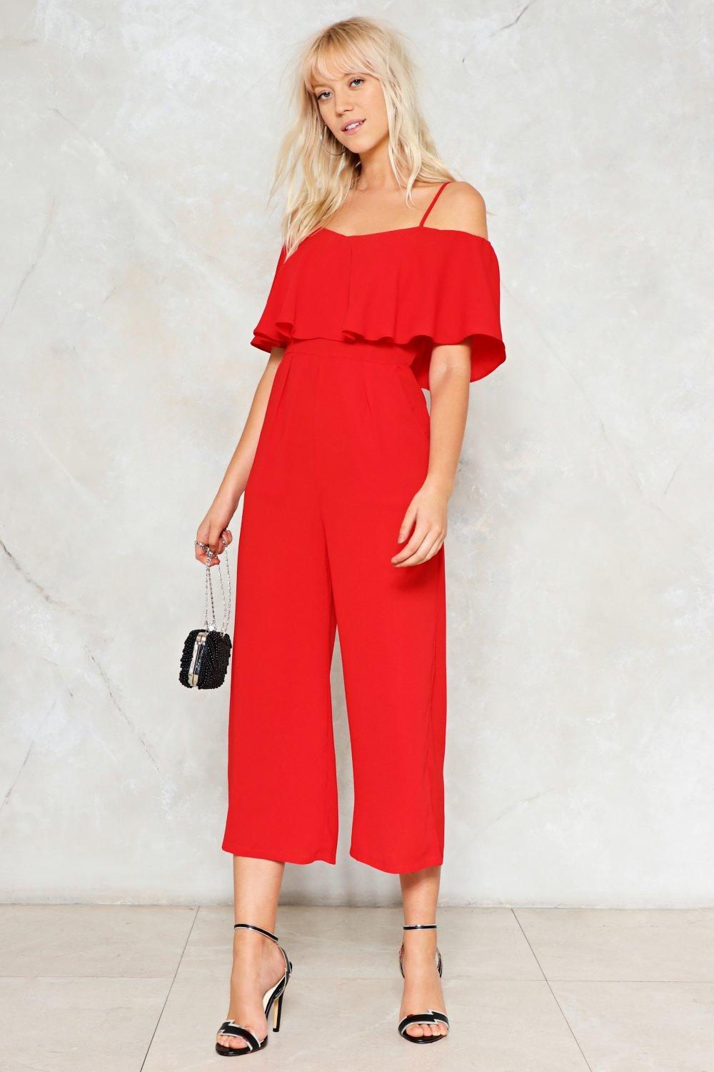 cold shoulder jumpsuit