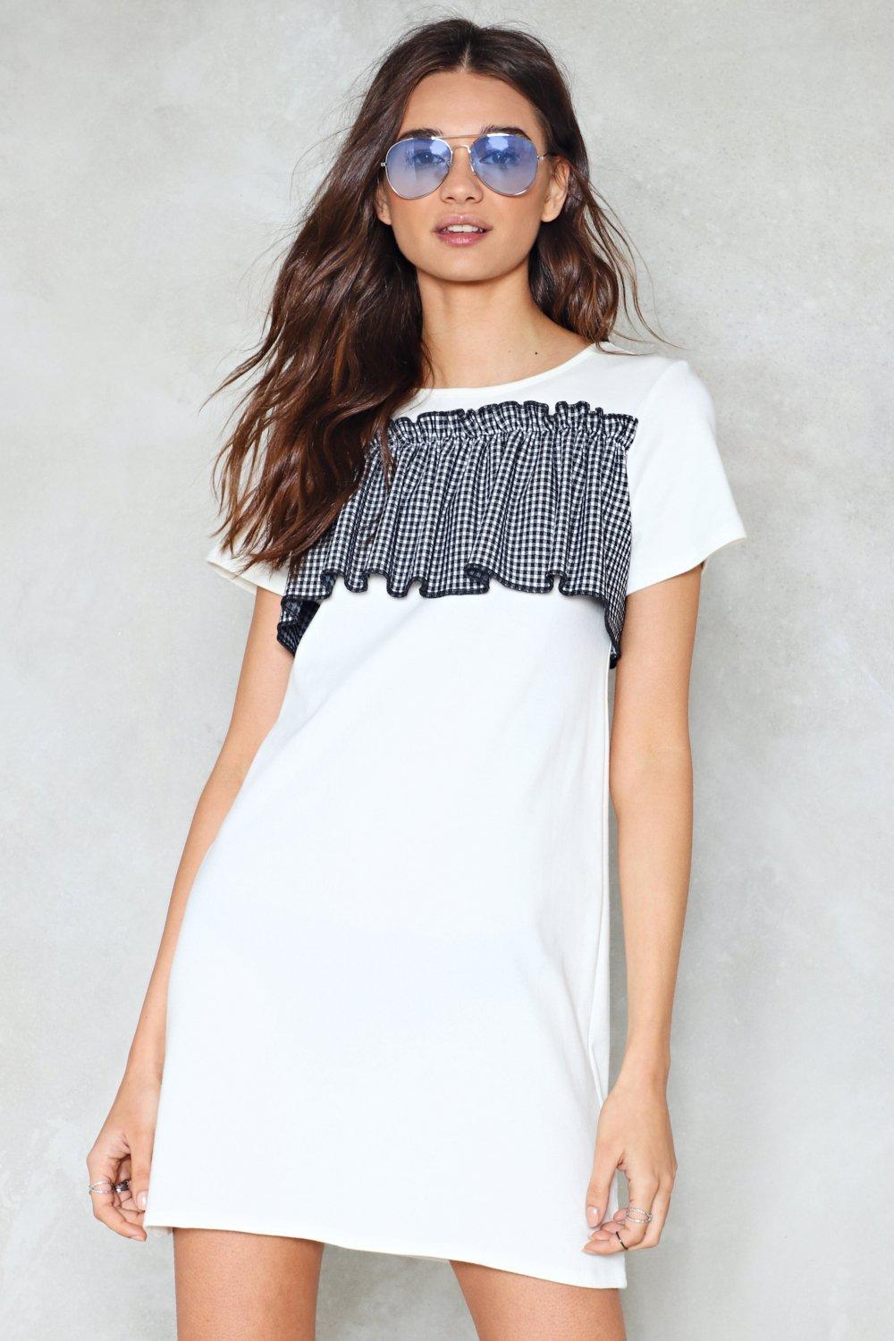 t shirt dress nasty gal