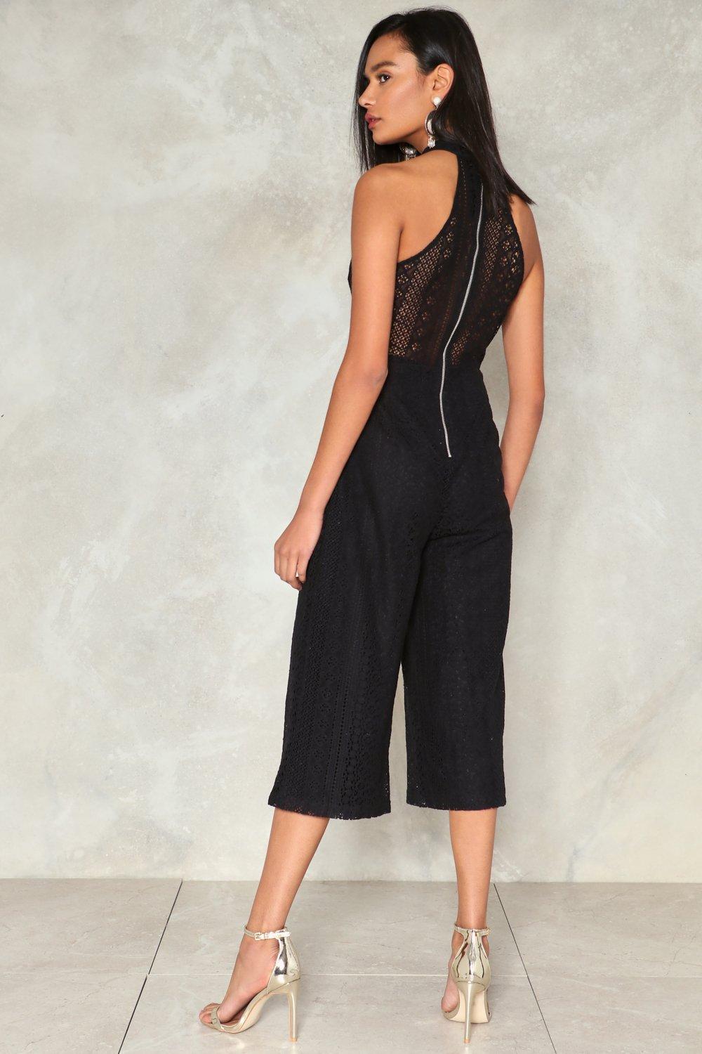 lace me up jumpsuit