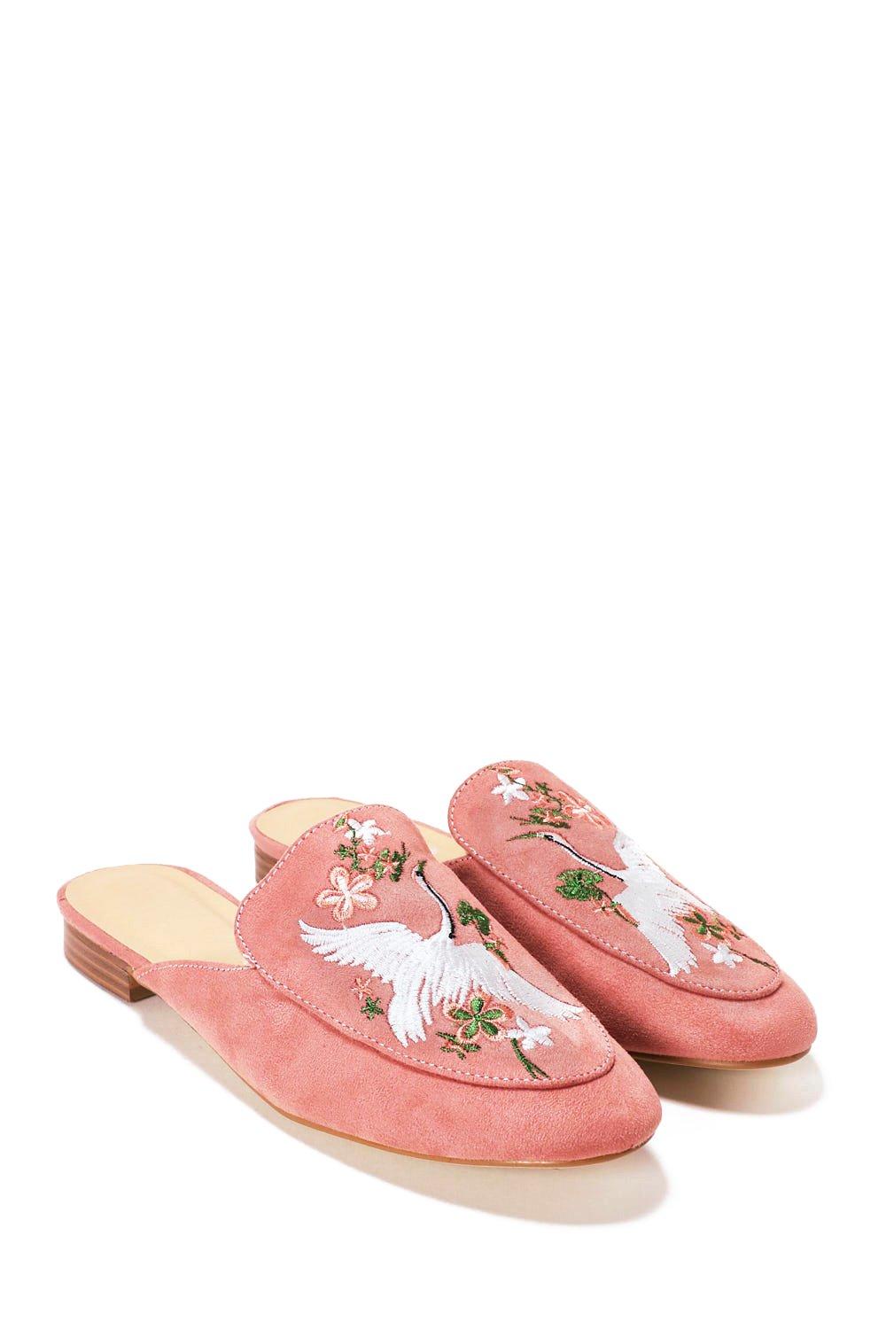 slip on round toe vegan loafers