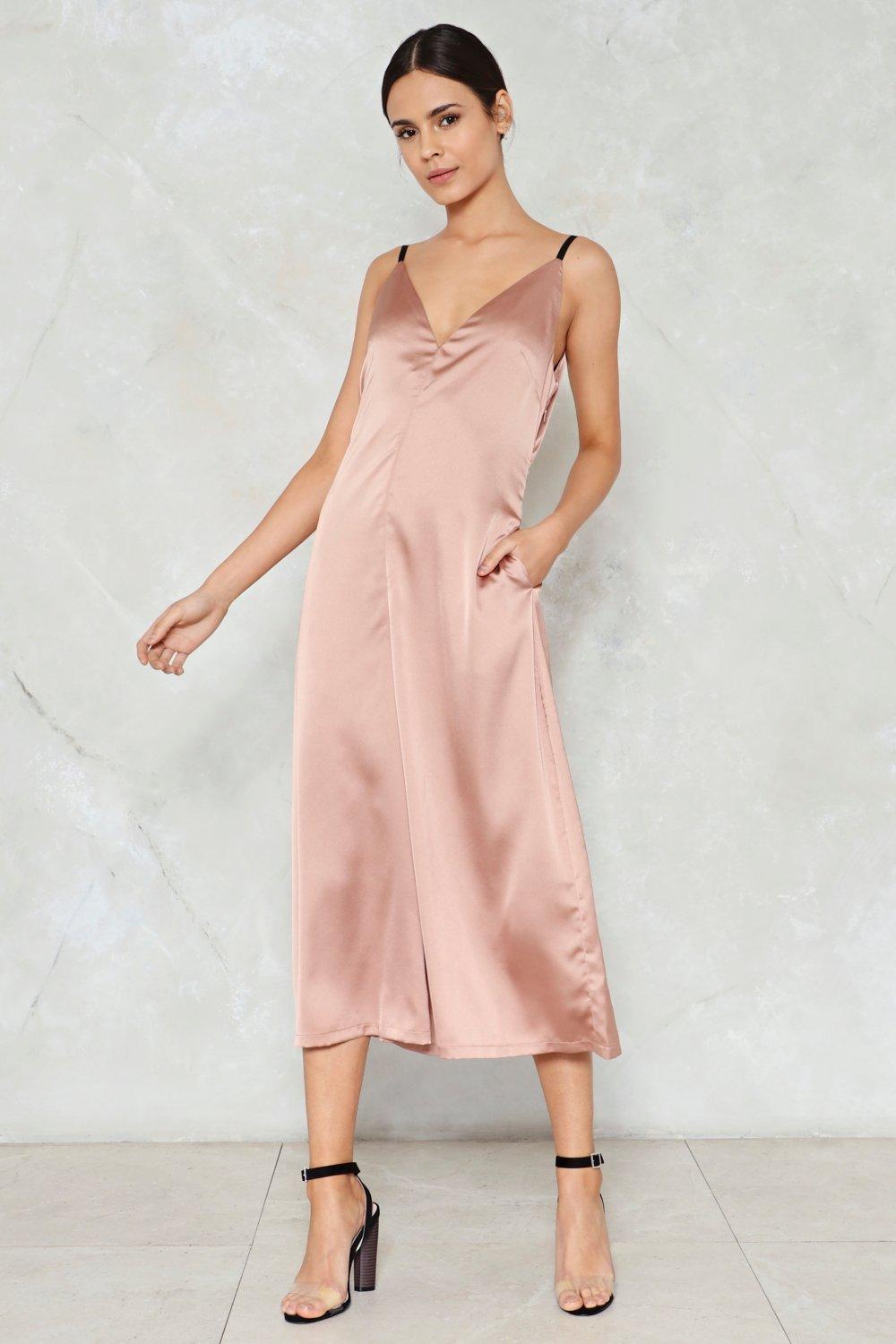 nasty gal pink jumpsuit