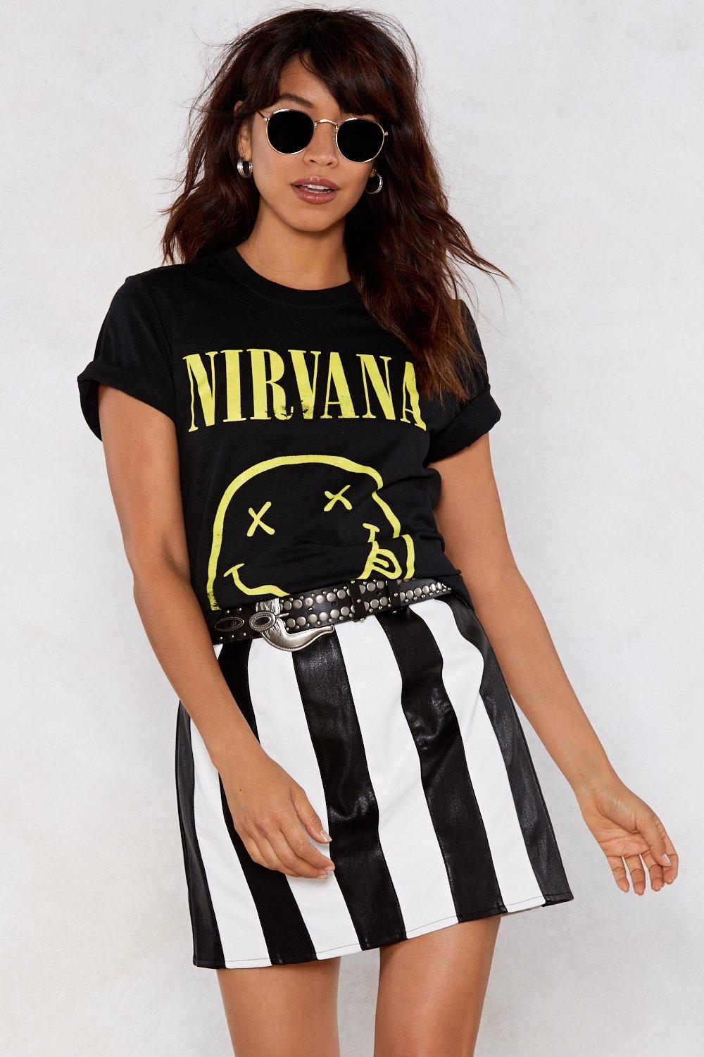 nirvana t shirt outfits