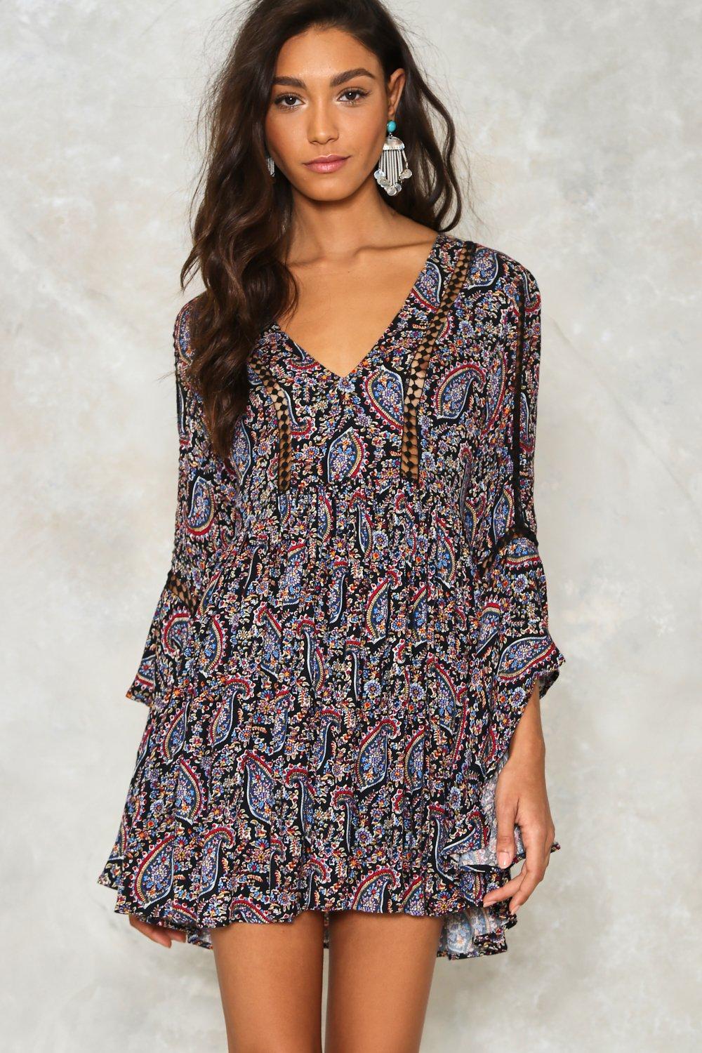 paisley dress