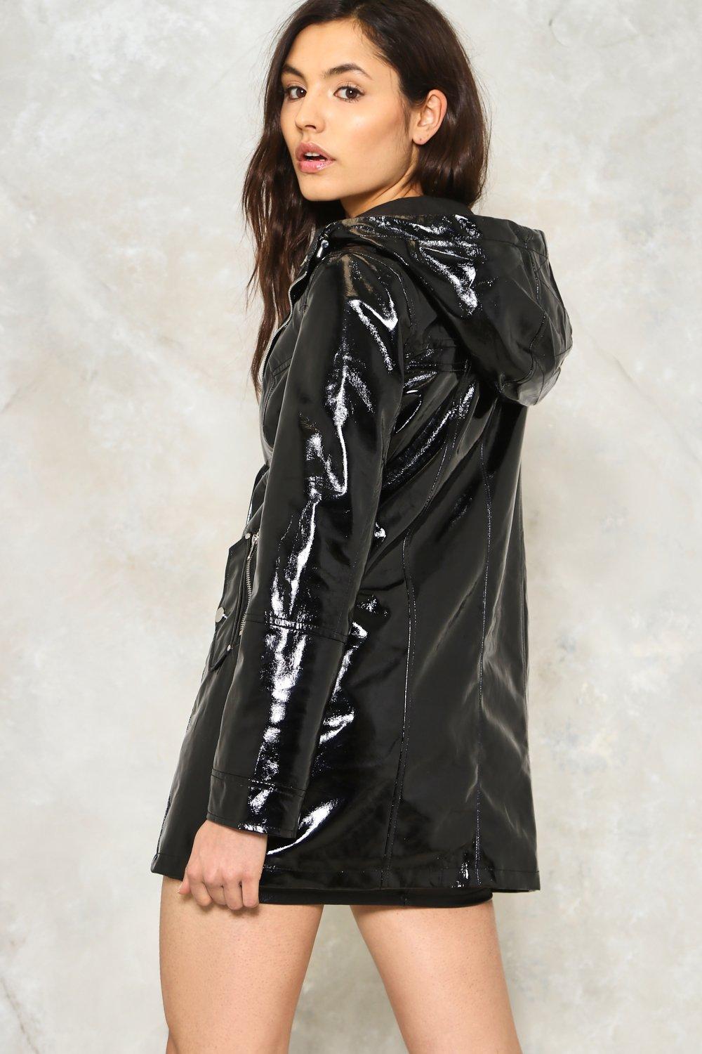 vinyl raincoat