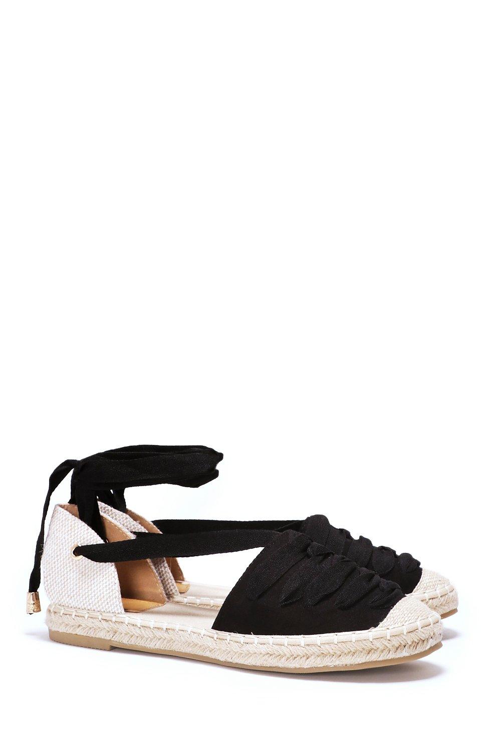 tie up espadrille