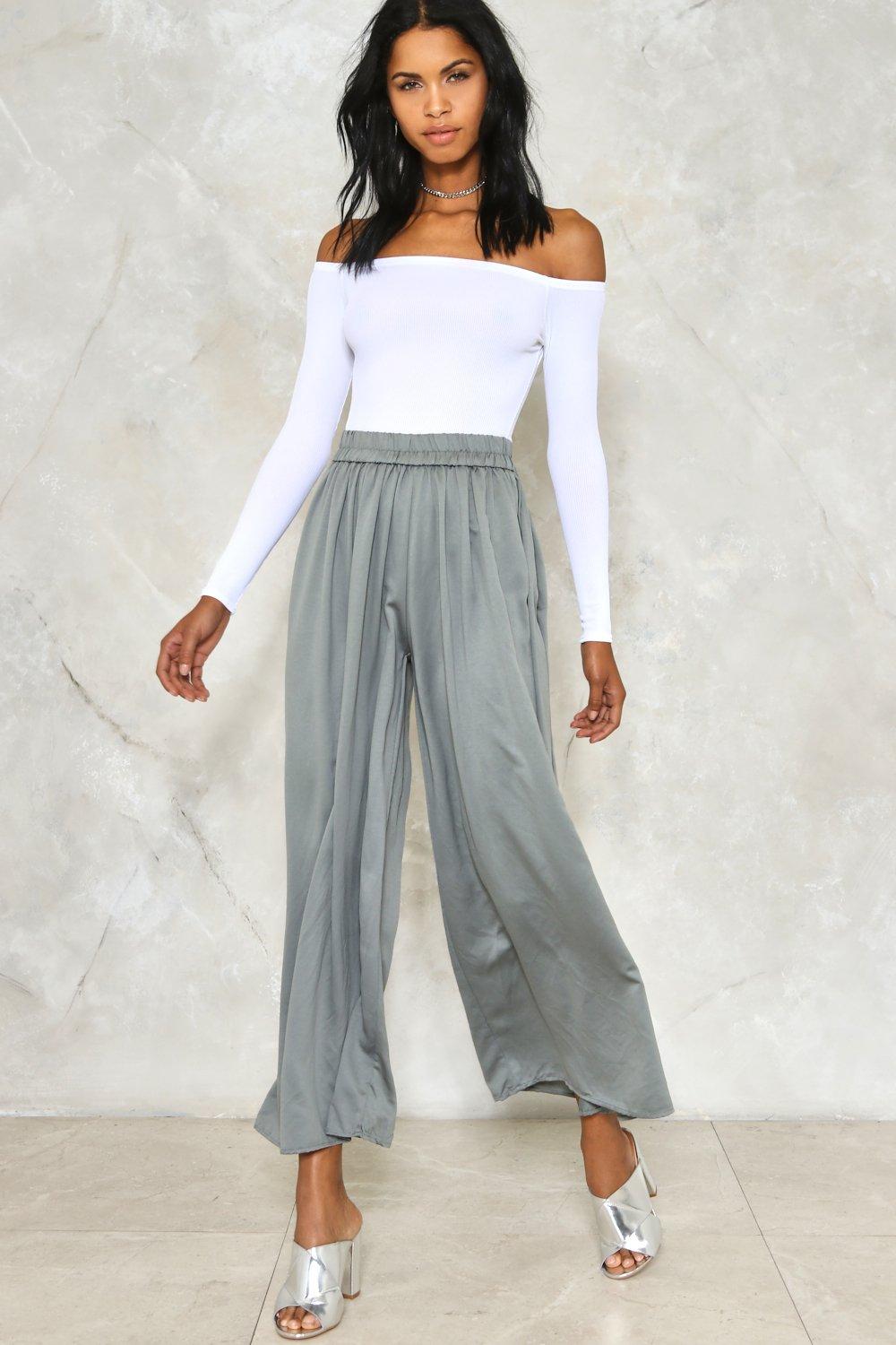 High There Palazzo Pants Nasty Gal