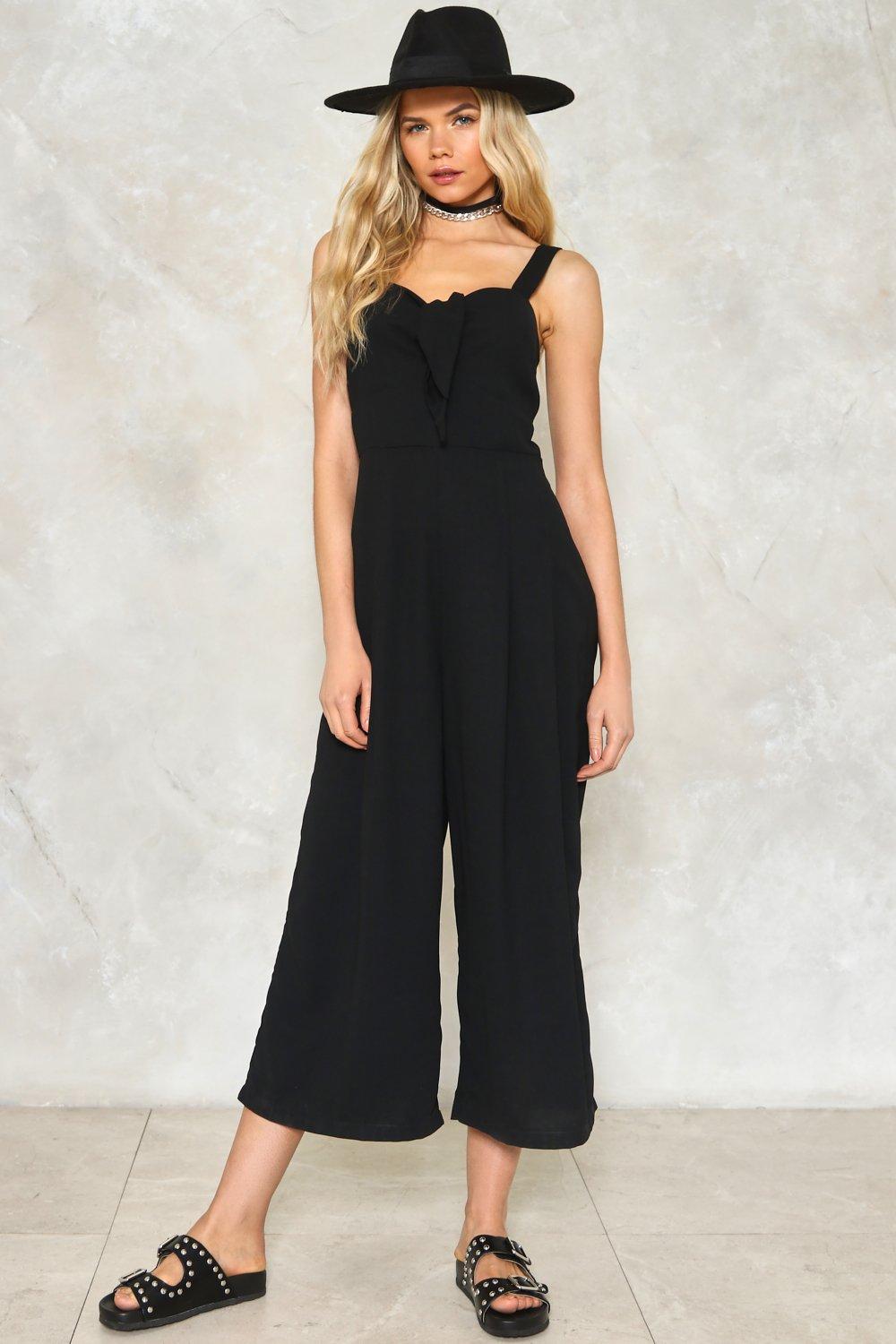 going out culotte jumpsuit