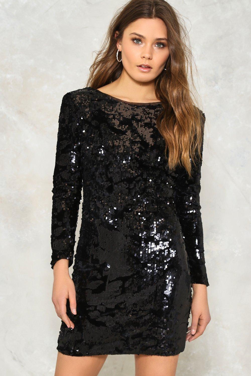 nasty gal sequin dress