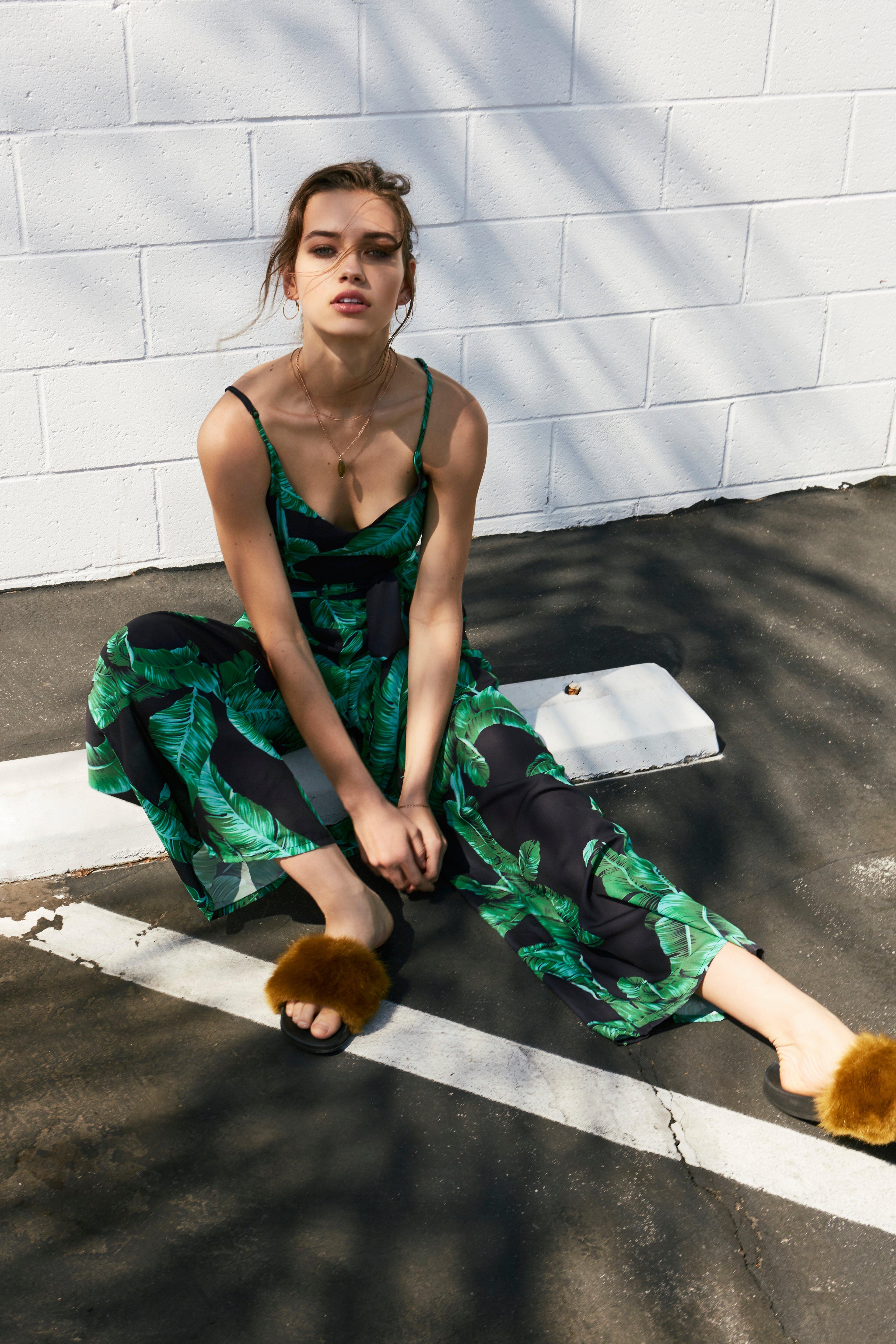 palm jumpsuit