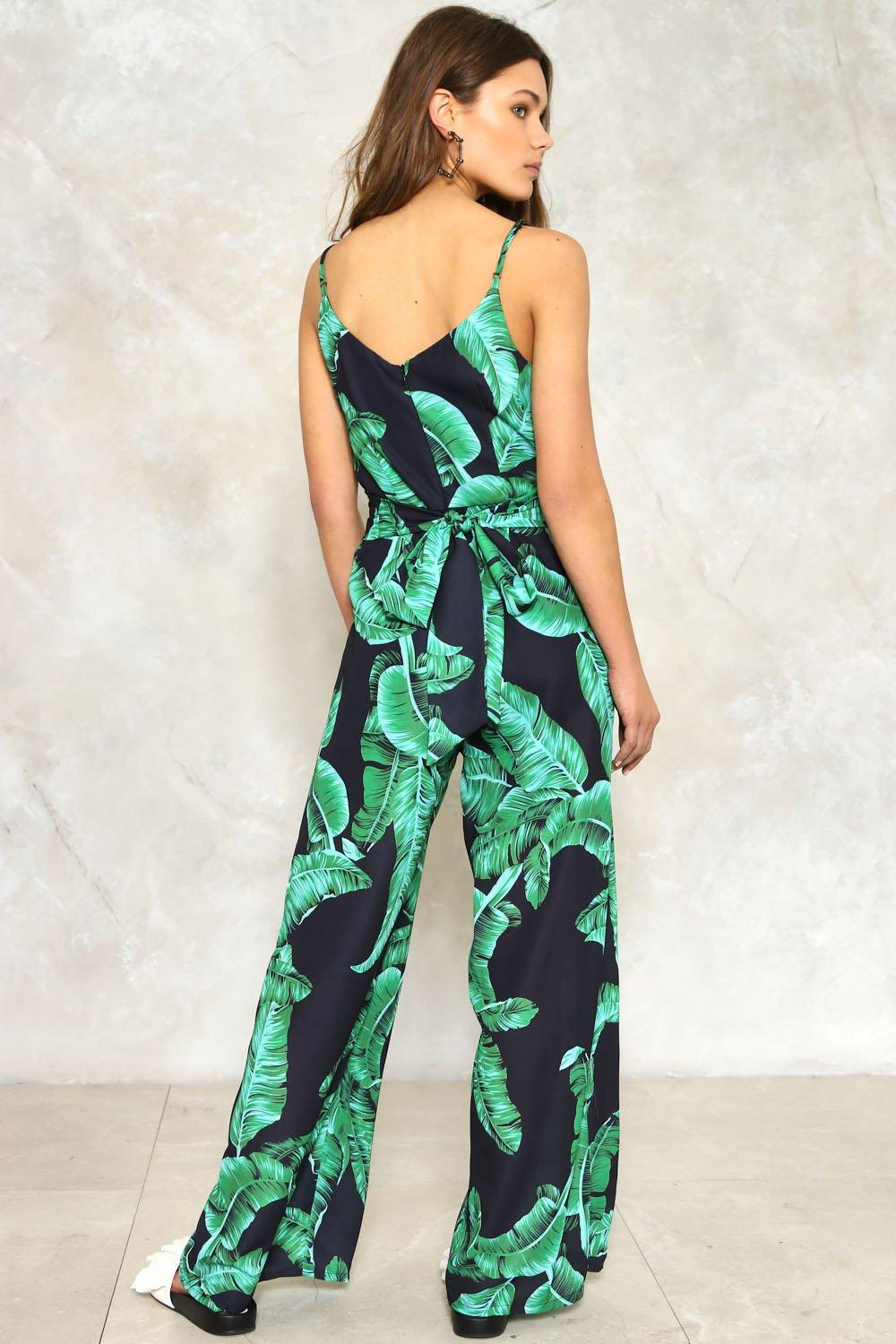 palm jumpsuit